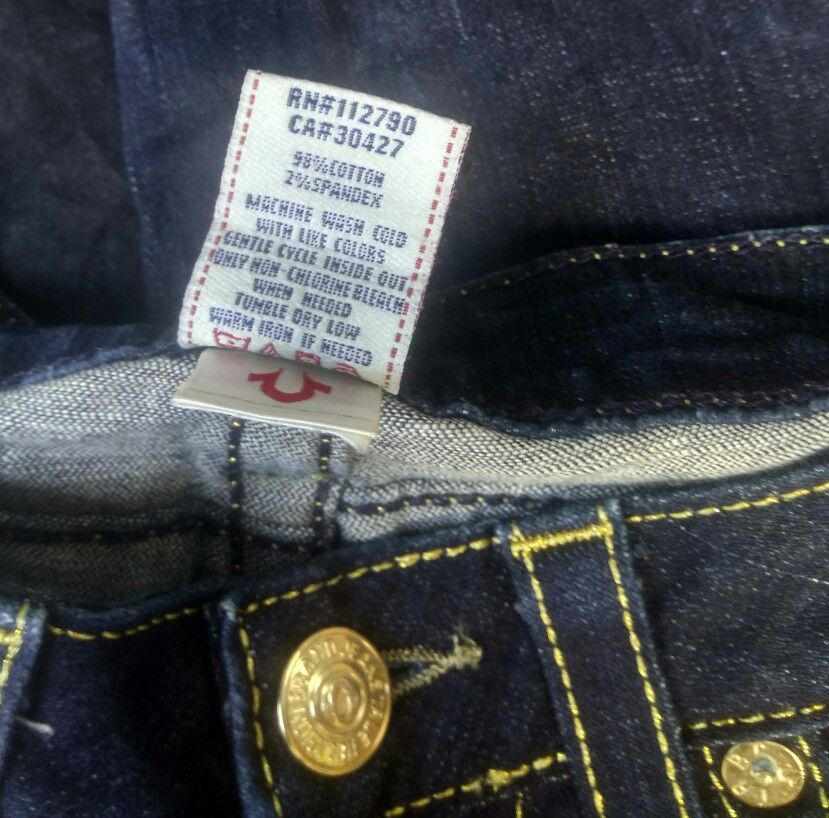 True Religion Womens True Religion Rainbow Billy Jeans Denim Size 26" / US 2 / IT 38 - 6 Thumbnail