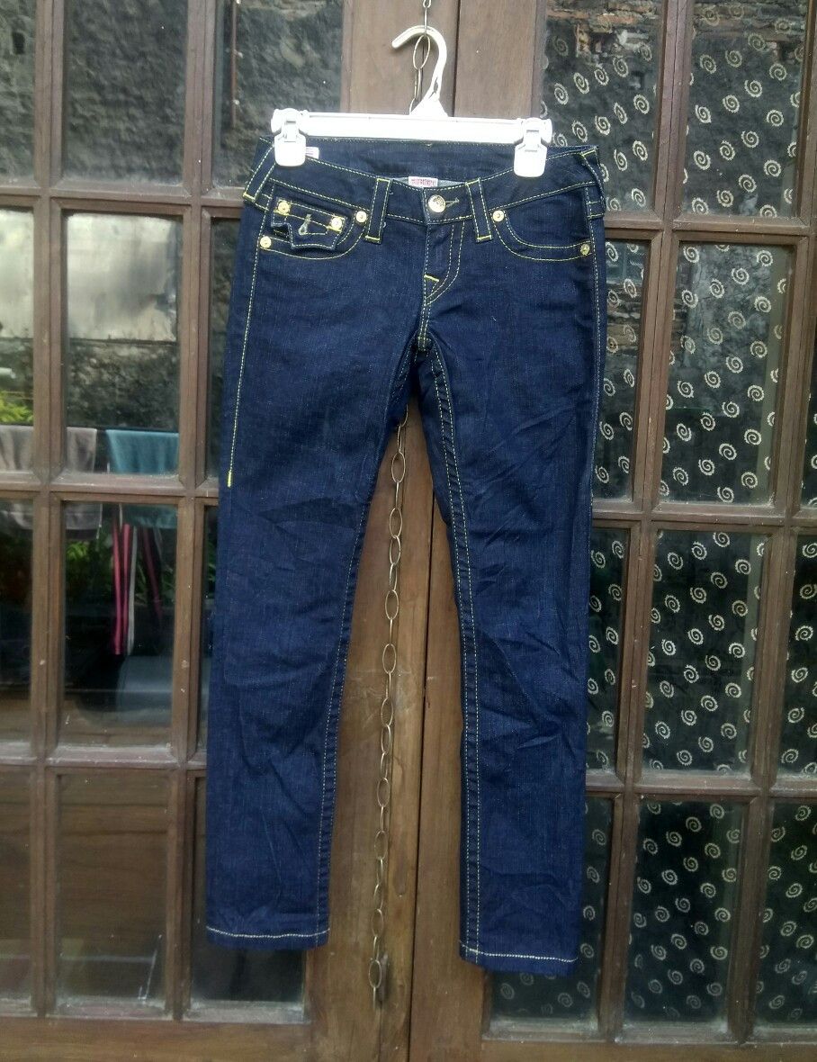 True Religion Womens True Religion Rainbow Billy Jeans Denim Size 26" / US 2 / IT 38 - 3 Thumbnail