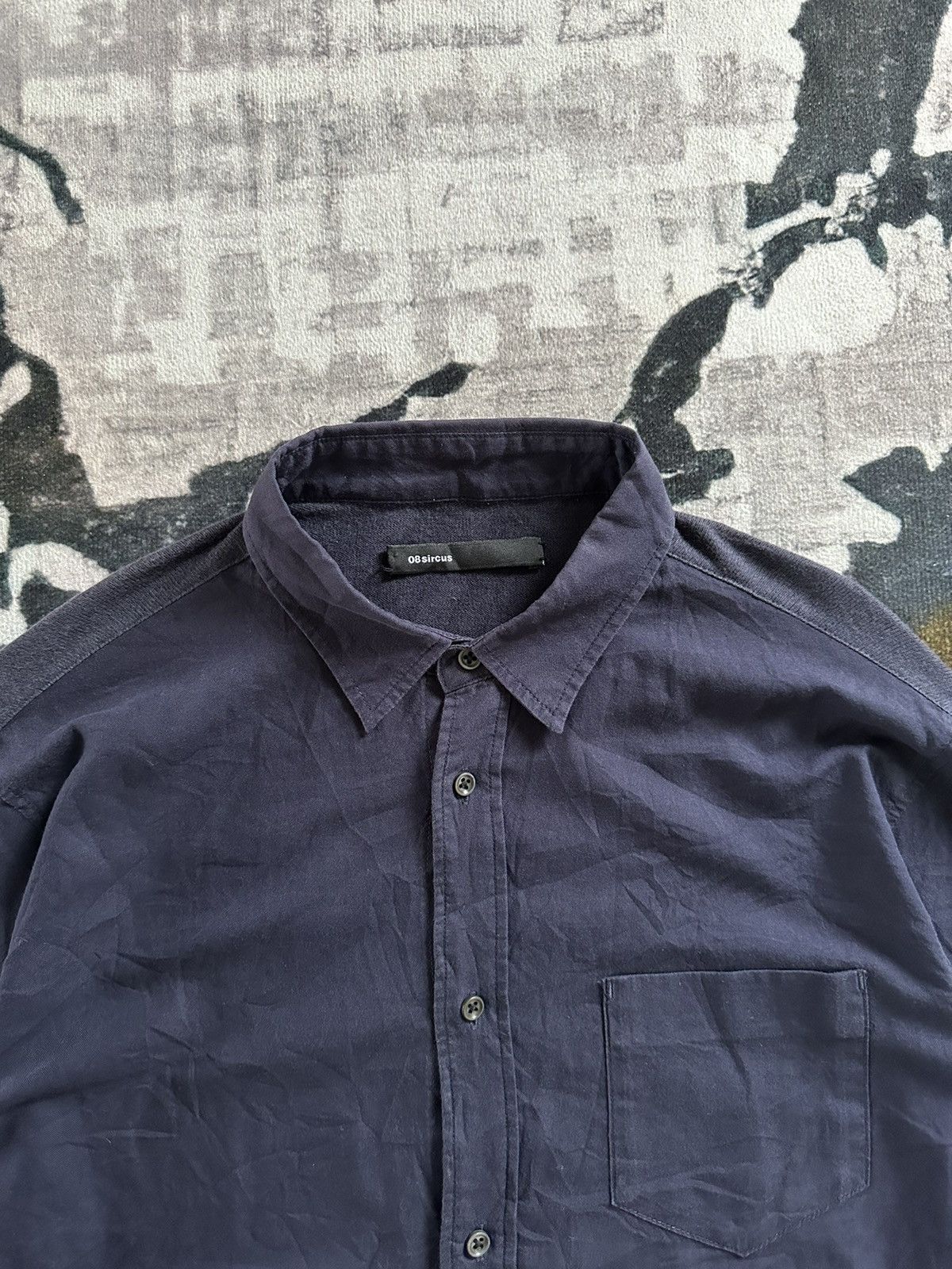 08sircus 2015 A/W 08sircus by Kiminori Morishita shirt long sleeve Size US M / EU 48-50 / 2 - 6 Thumbnail