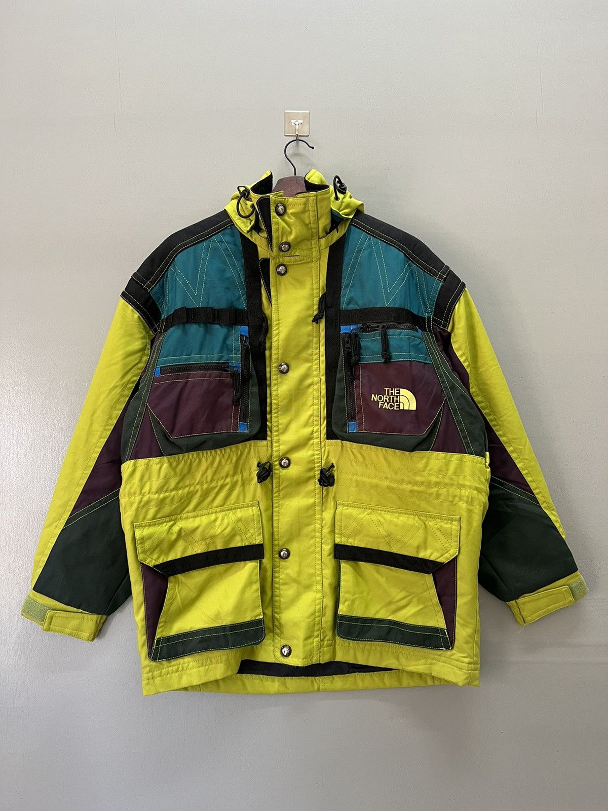 The North Face Vintage 90's The North Face Colourblock Gorp Jacket Size US L / EU 52-54 / 3 - 1 Thumbnail