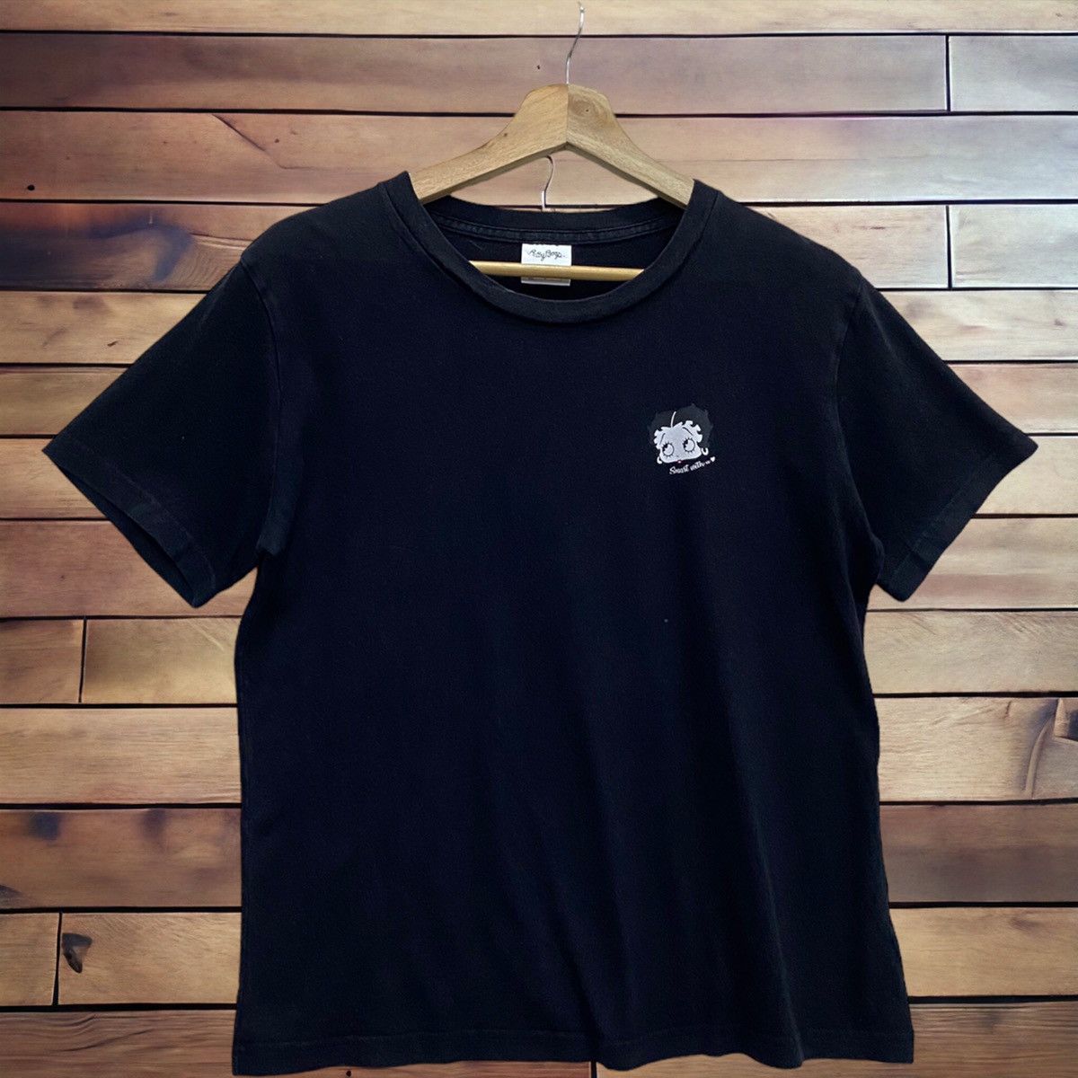 Band Tees 🔥VINTAGE BETTY BOOP LOGO TEE Size S / US 4 / IT 40 - 2 Thumbnail