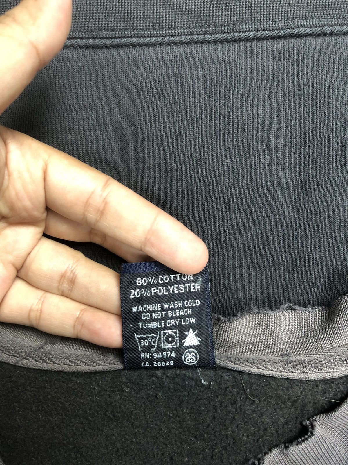 Other × Stussy Stussy London International Distressed Sweatshirt Size US L / EU 52-54 / 3 - 10 Thumbnail