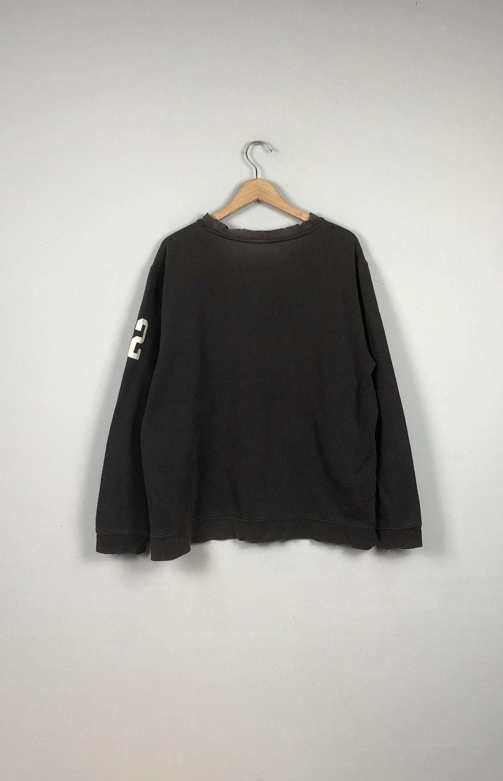 Other × Stussy Stussy London International Distressed Sweatshirt Size US L / EU 52-54 / 3 - 8 Thumbnail