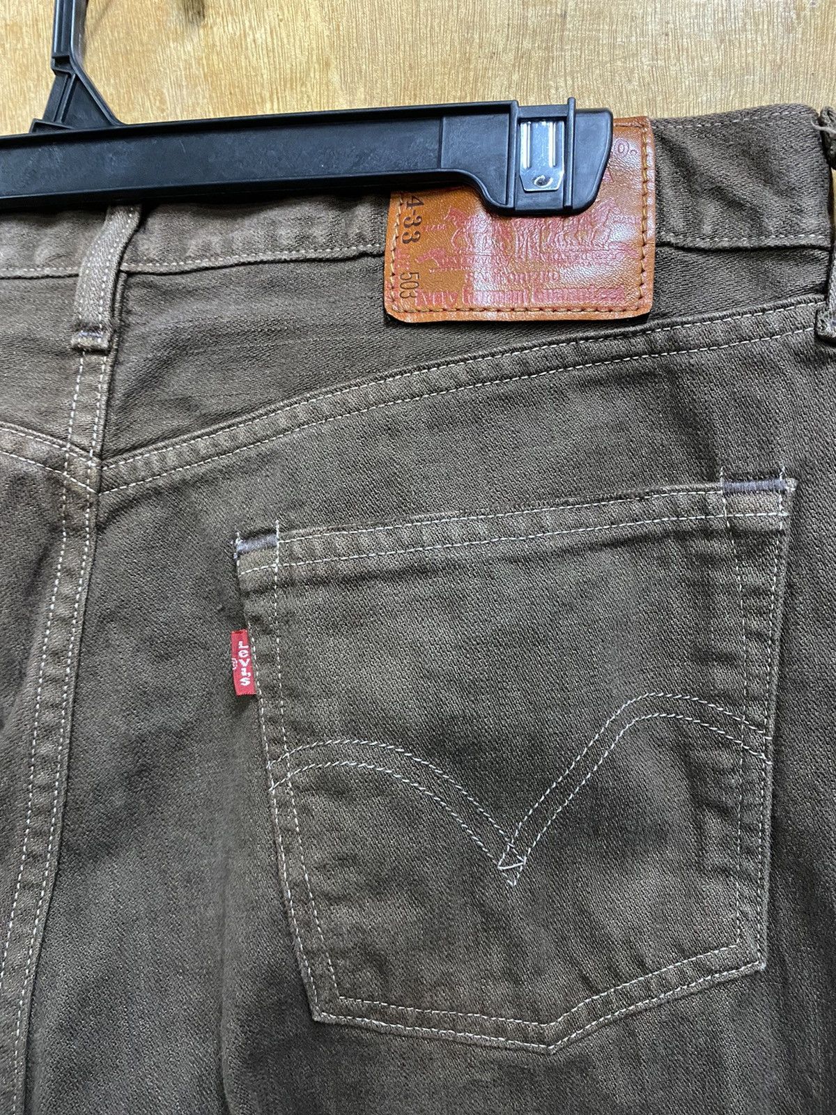 Levi's × Vintage Baggy Jeans Vintage Levis Chocolate Size US 34 / EU 50 - 2 Thumbnail