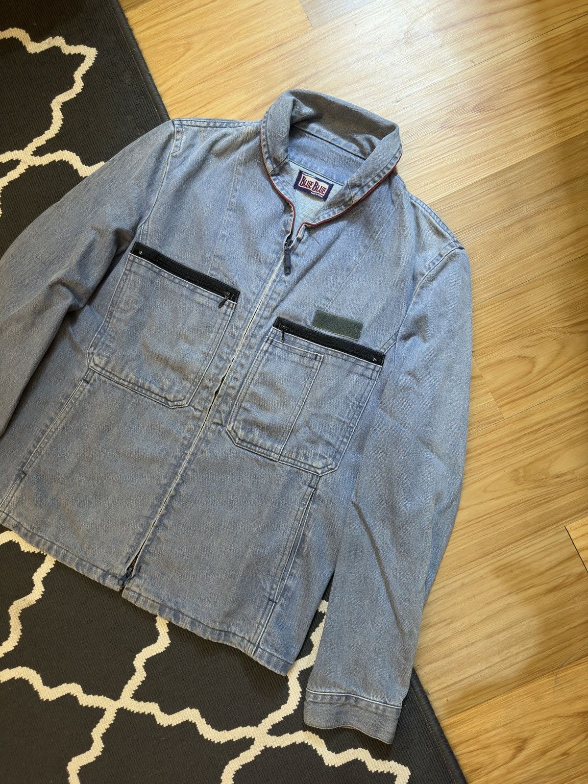 Blue Blue Japan × Japanese Brand Blue Blue Trucker Jeans Size US M / EU 48-50 / 2 - 2 Thumbnail