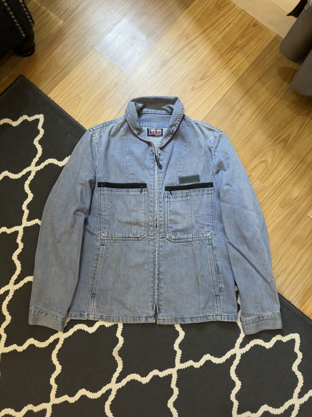 Blue Blue Japan × Japanese Brand Blue Blue Trucker Jeans Size US M / EU 48-50 / 2 - 1 Thumbnail