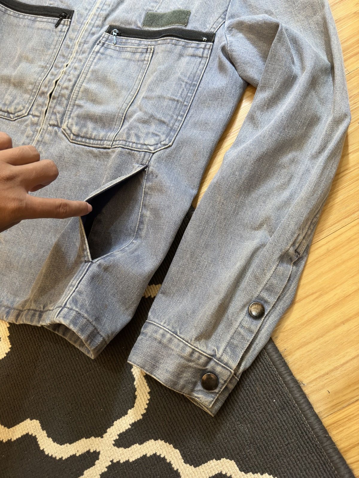 Blue Blue Japan × Japanese Brand Blue Blue Trucker Jeans Size US M / EU 48-50 / 2 - 3 Thumbnail