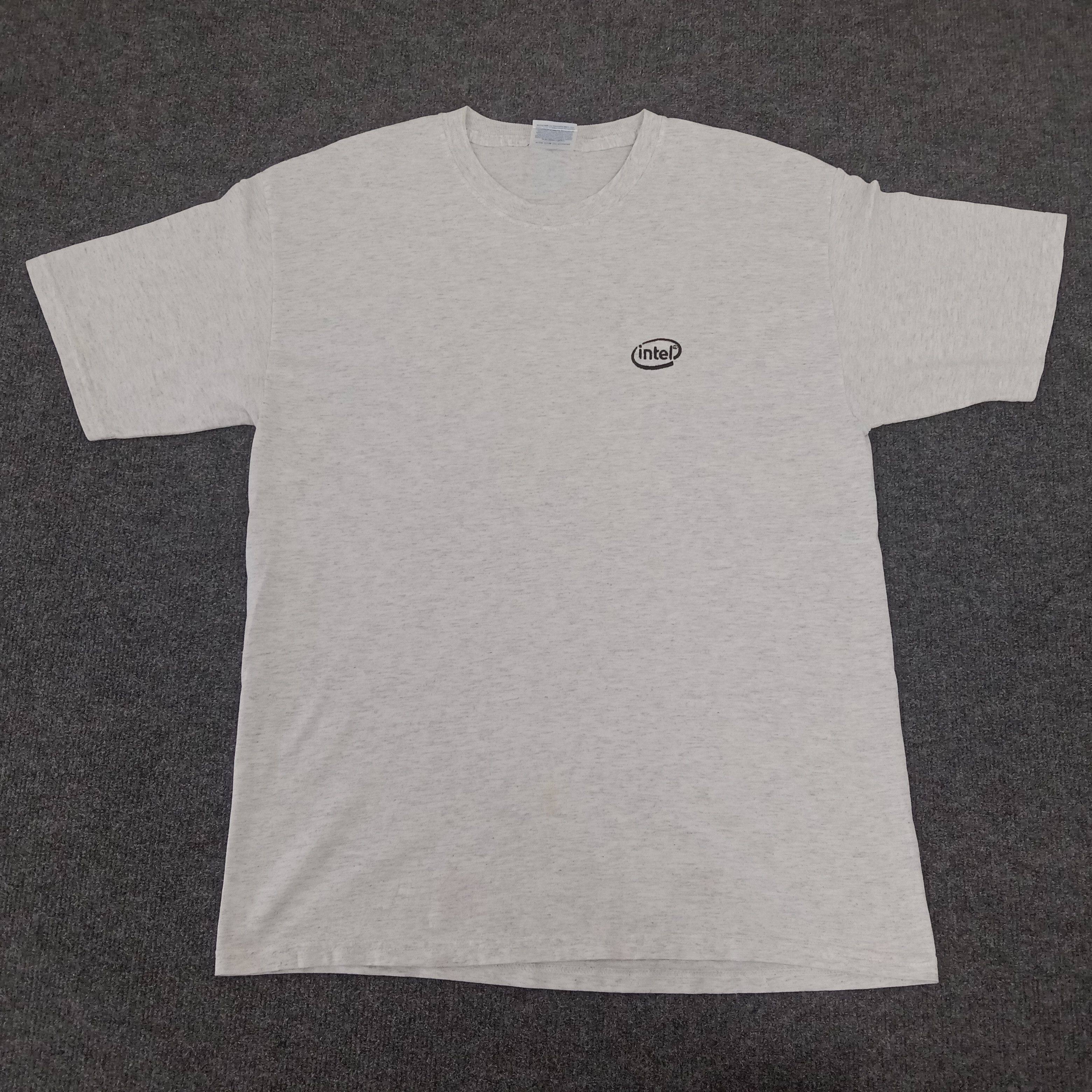 Microsoft INTEL Microsoft Small Logo Streetwear Tshirt Size US M / EU 48-50 / 2 - 1 Thumbnail