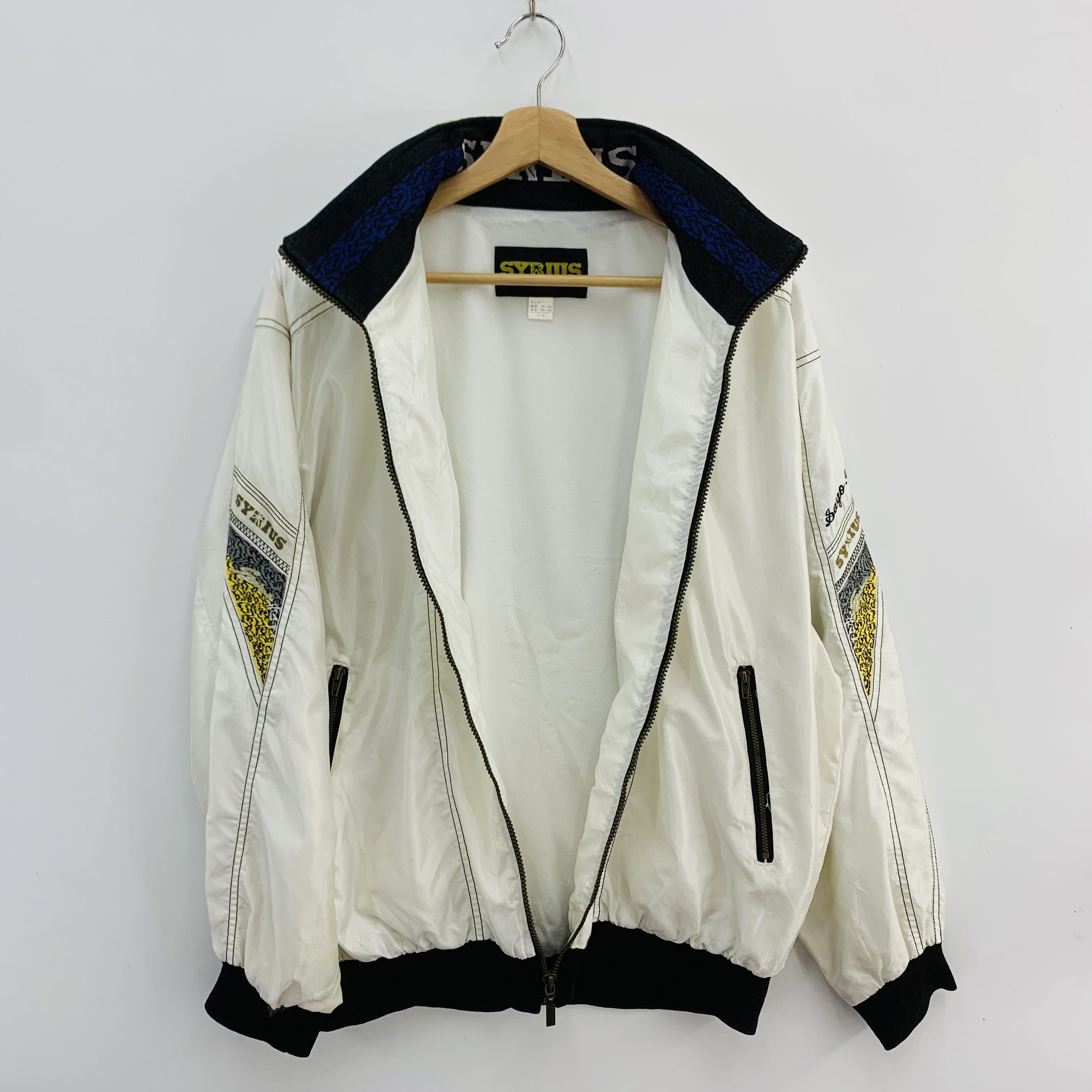 Japanese Brand Syrius Windbreaker Jacket Hooded Ski Jacket Size US L / EU 52-54 / 3 - 5 Thumbnail