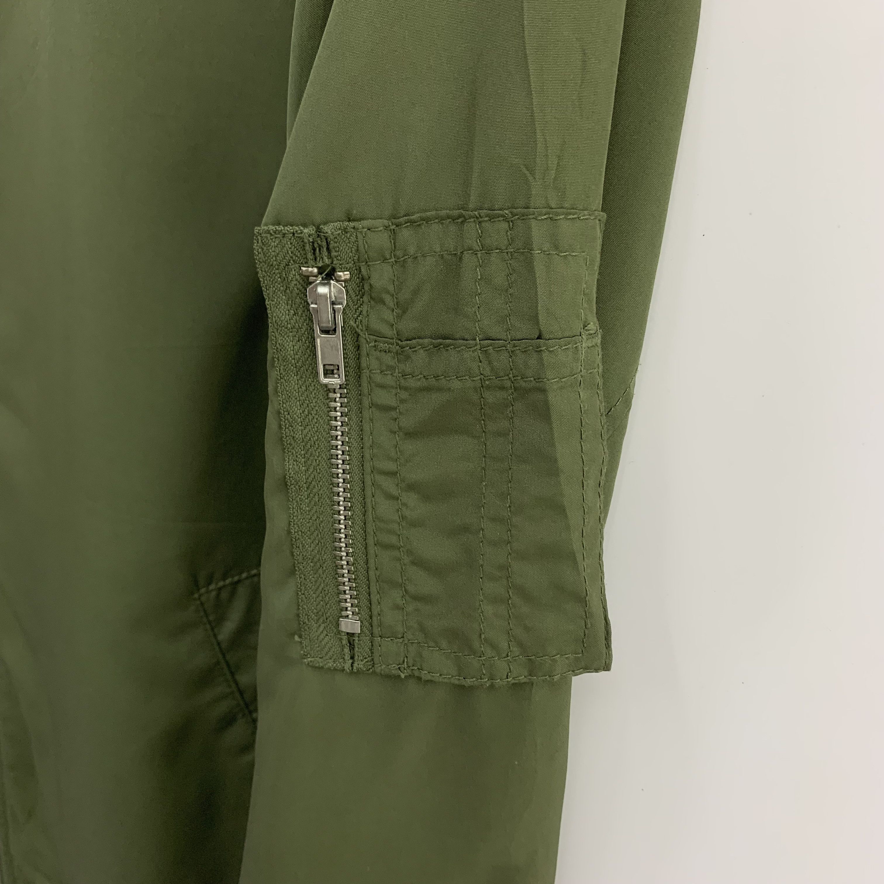 Japanese Brand Spinns Bomber Jacket Army Green Military Size US M / EU 48-50 / 2 - 5 Thumbnail