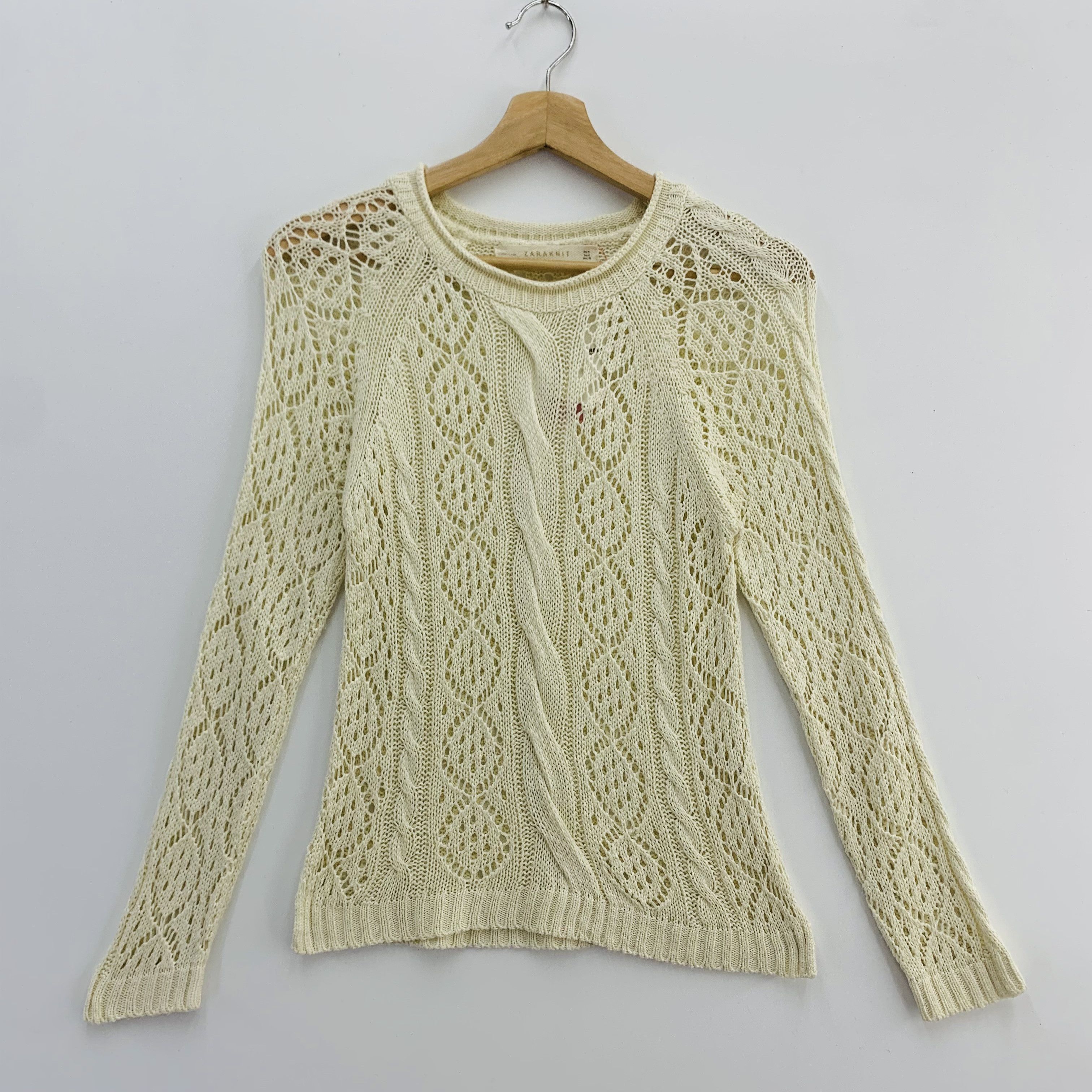 Other Vintage Zara Knit Sweater Wool Blend Size XS / US 0-2 / IT 36-38 - 1 Thumbnail