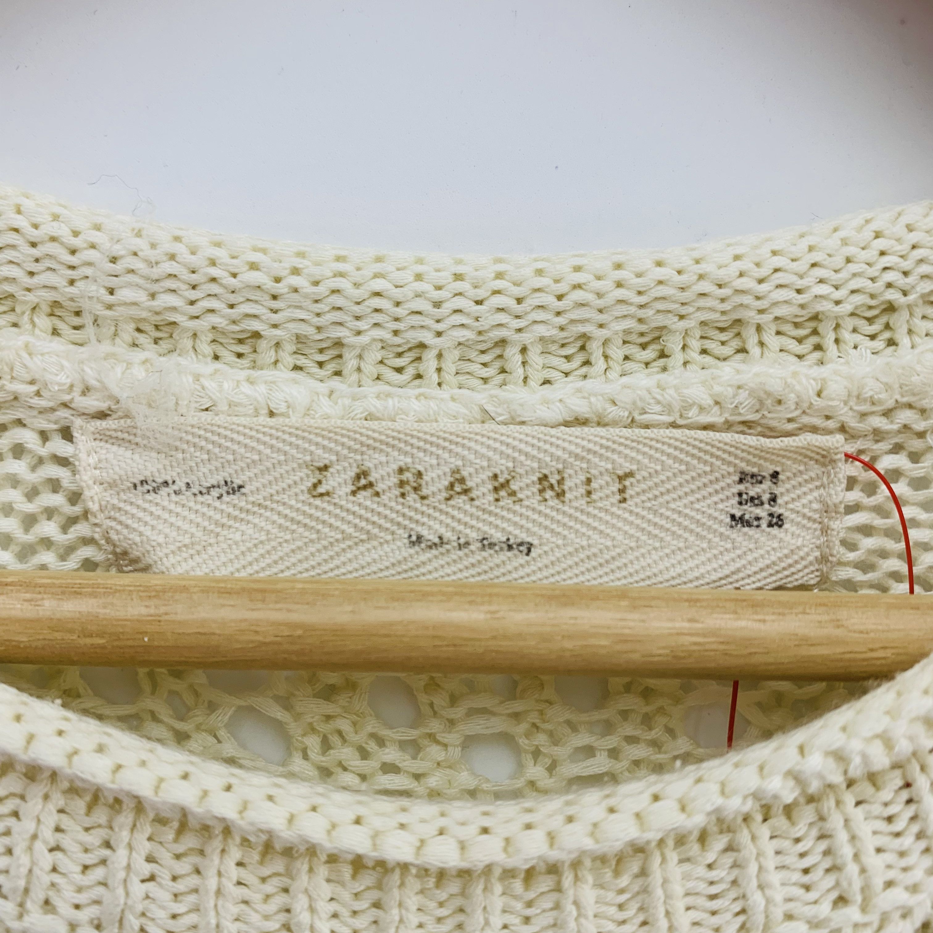 Other Vintage Zara Knit Sweater Wool Blend Size XS / US 0-2 / IT 36-38 - 3 Thumbnail