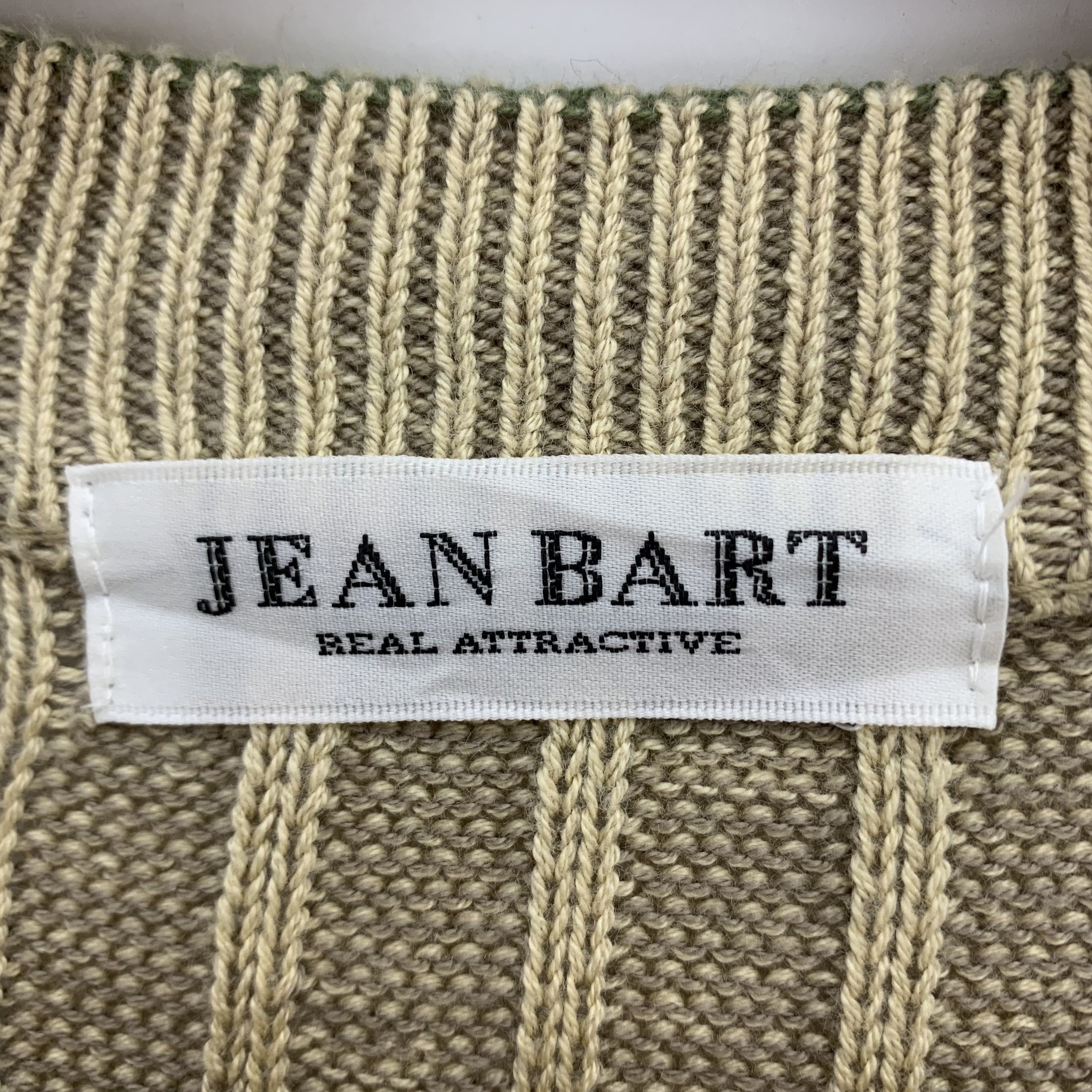 Japanese Brand Jean Bart Wool Vest Cardigan Cable Knit Size US M / EU 48-50 / 2 - 5 Thumbnail