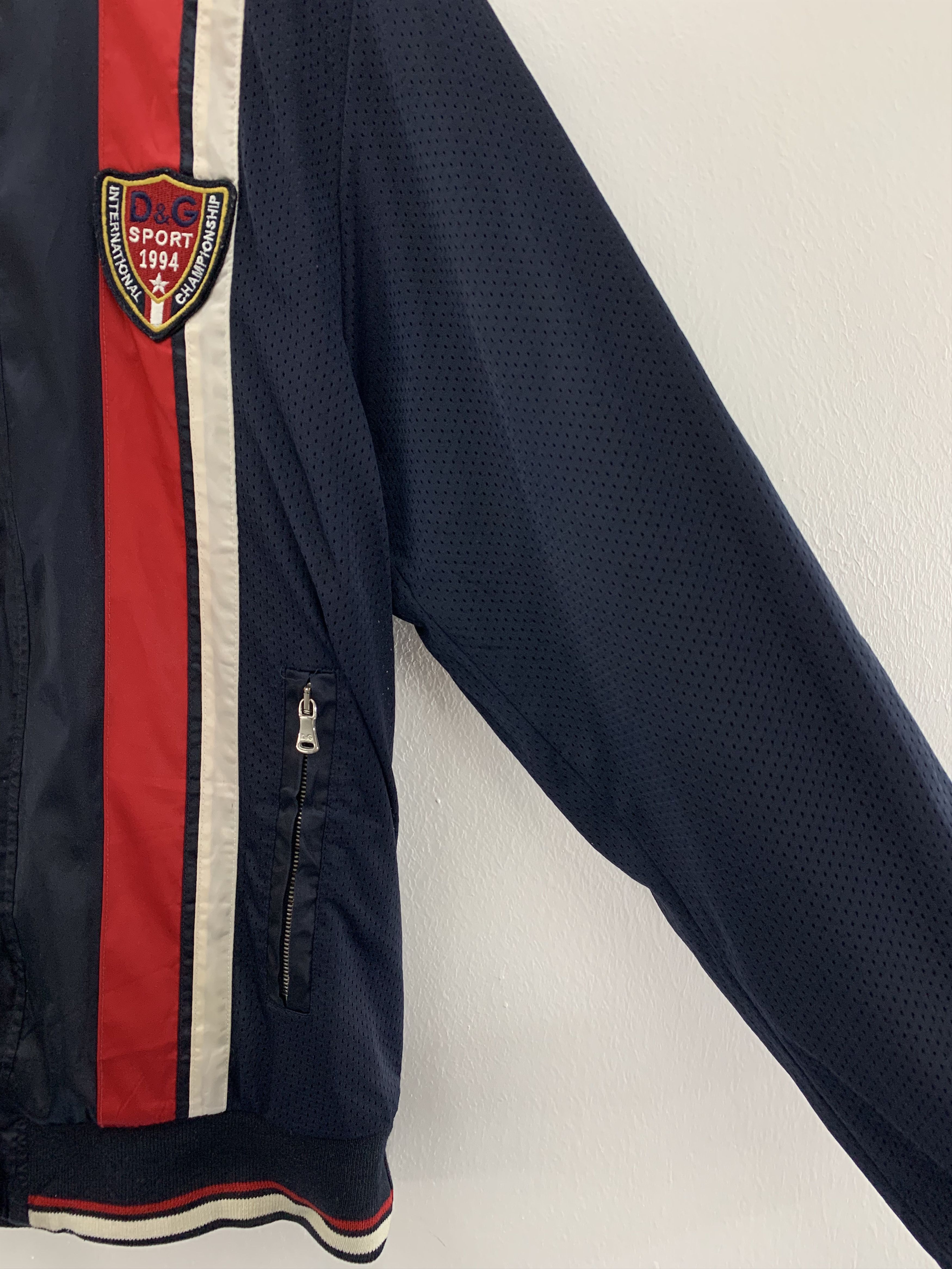 Dolce & Gabbana × Vintage Dolce & Gabbana Jacket Navy Blue Size US L / EU 52-54 / 3 - 3 Thumbnail