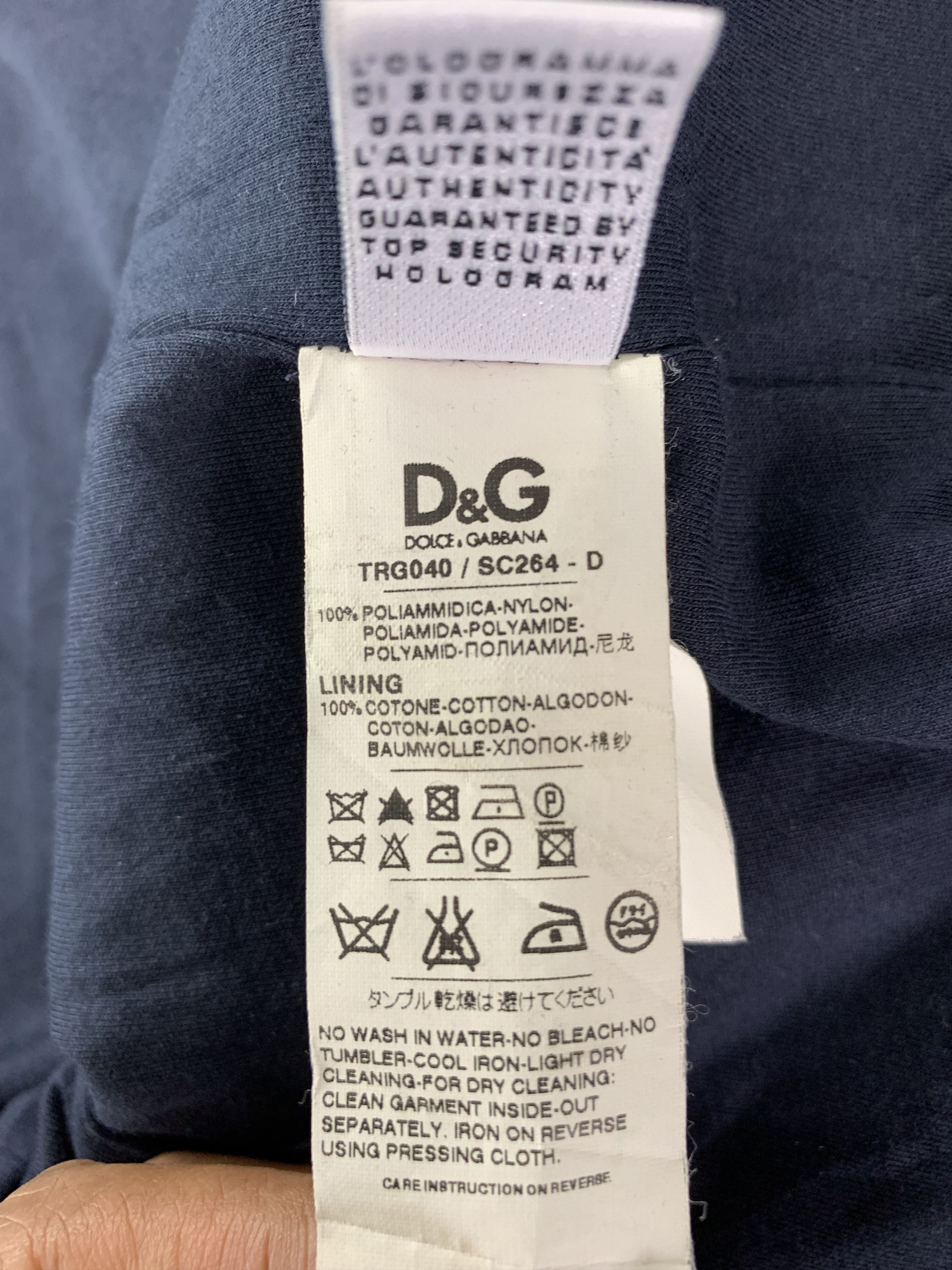 Dolce & Gabbana × Vintage Dolce & Gabbana Jacket Navy Blue Size US L / EU 52-54 / 3 - 11 Thumbnail
