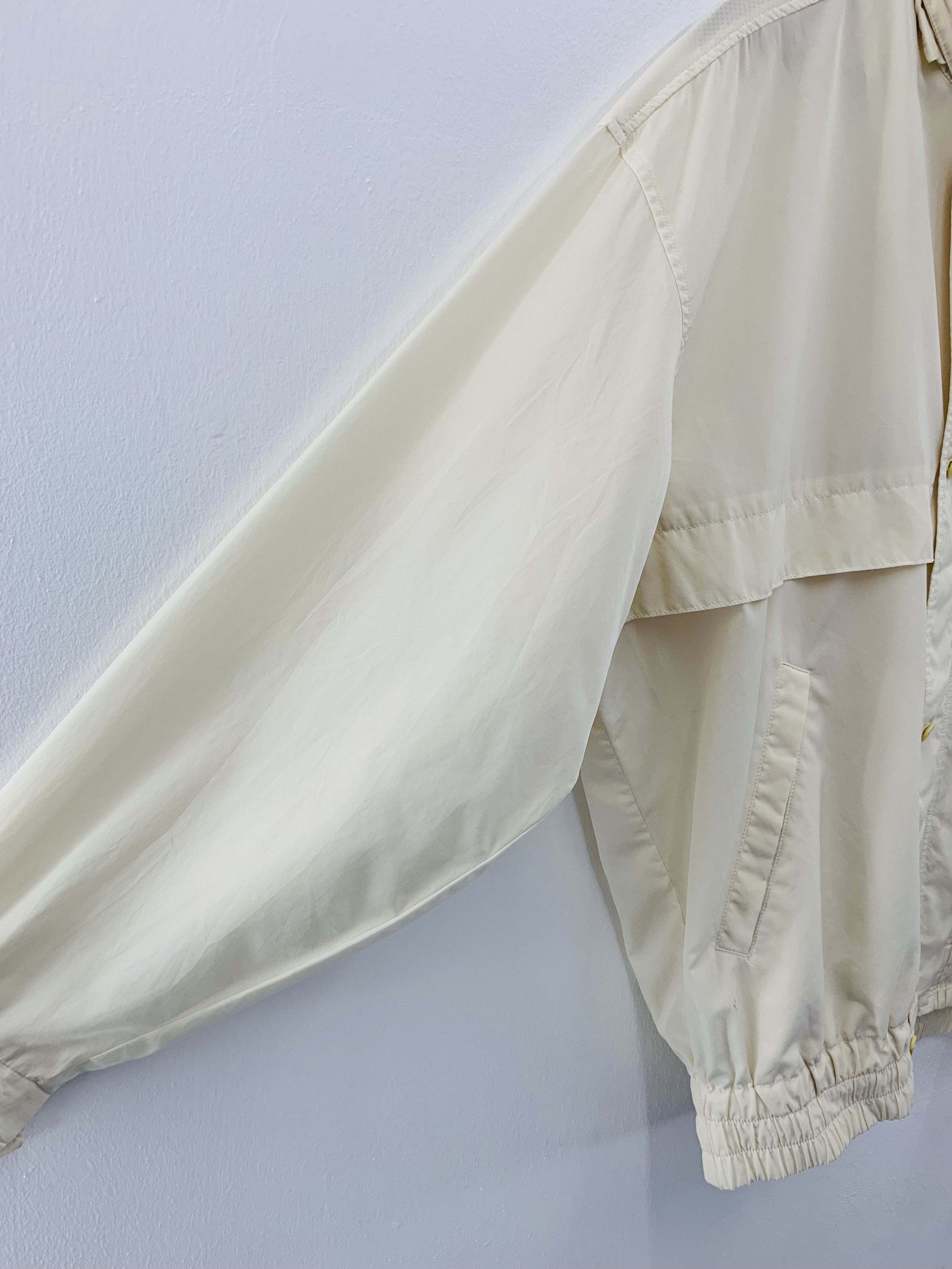 Kenzo × Vintage vintage 90s Kenzo Jacket Sportswear Off White Colour Size US M / EU 48-50 / 2 - 4 Thumbnail