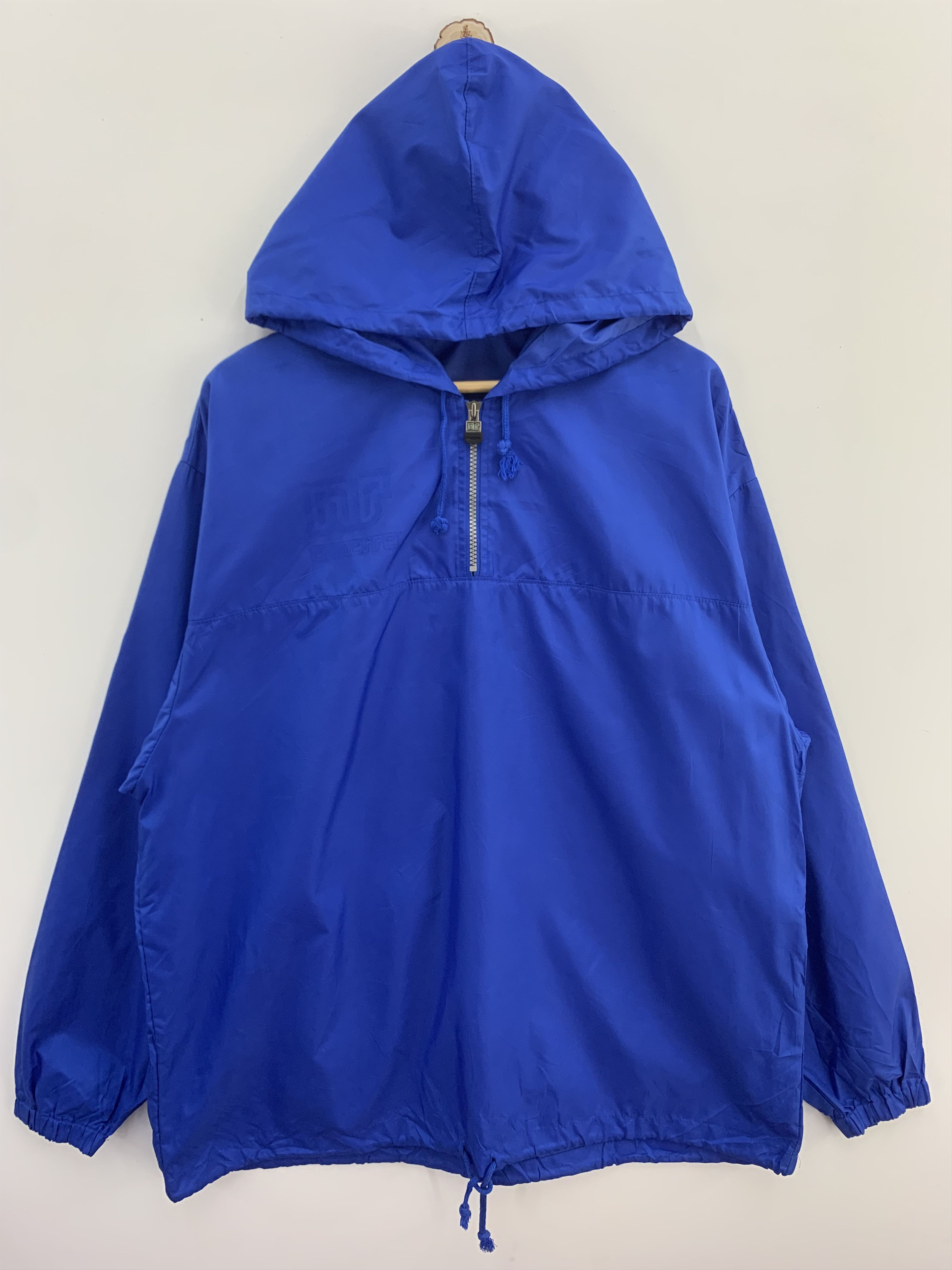Vintage 90s Ennerre Jacket with Hooded Blue Oversized