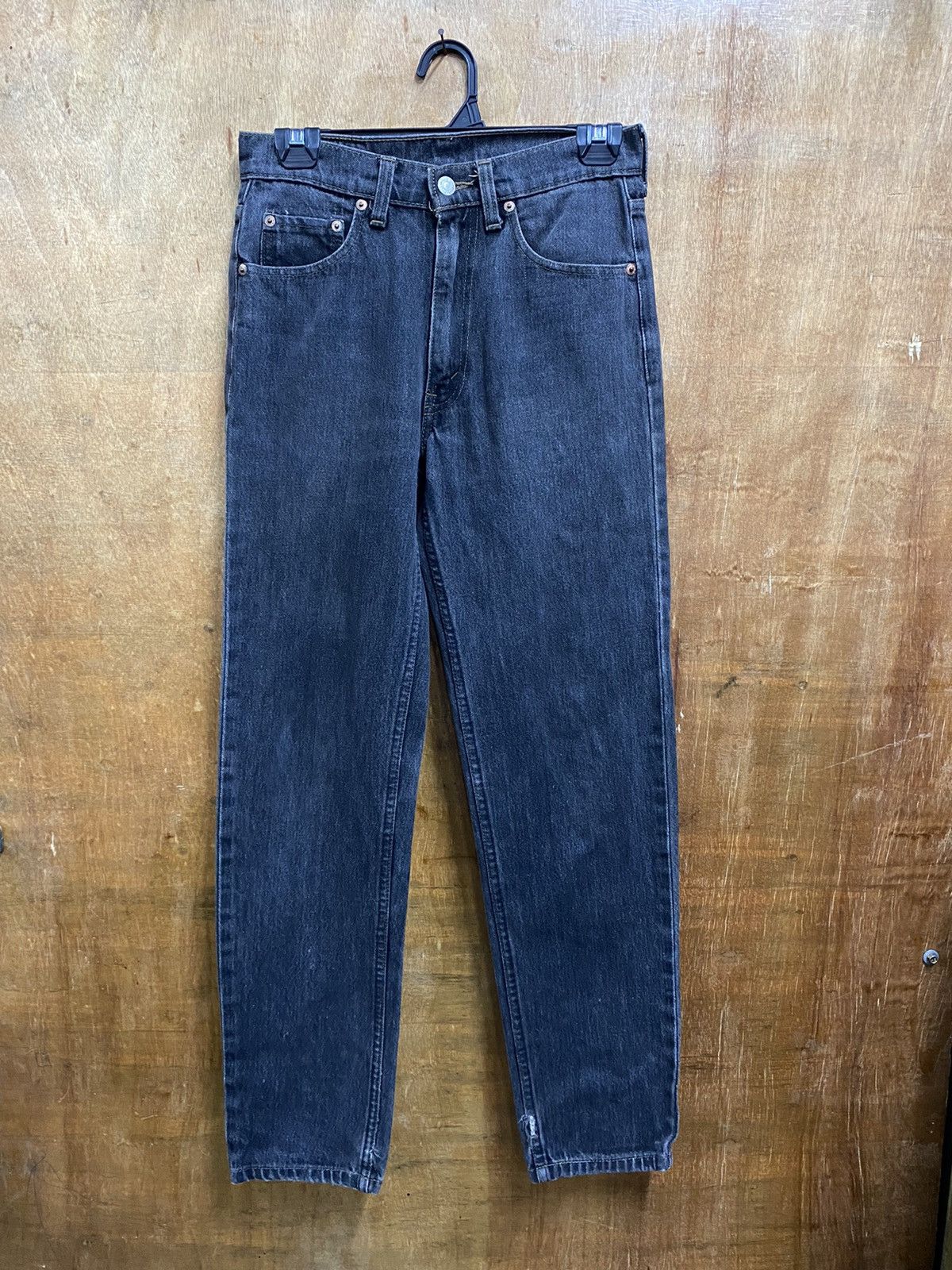 Levi's × Vintage Vintage Levis Super Black Jeans Size US 27 - 3 Thumbnail
