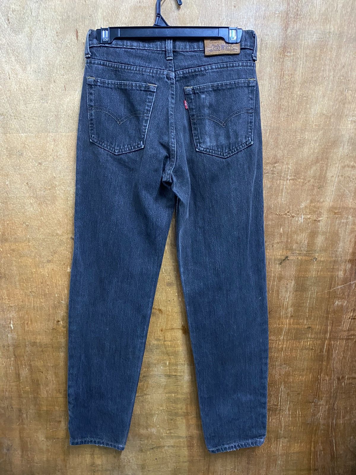 Levi's × Vintage Vintage Levis Super Black Jeans Size US 27 - 1 Thumbnail