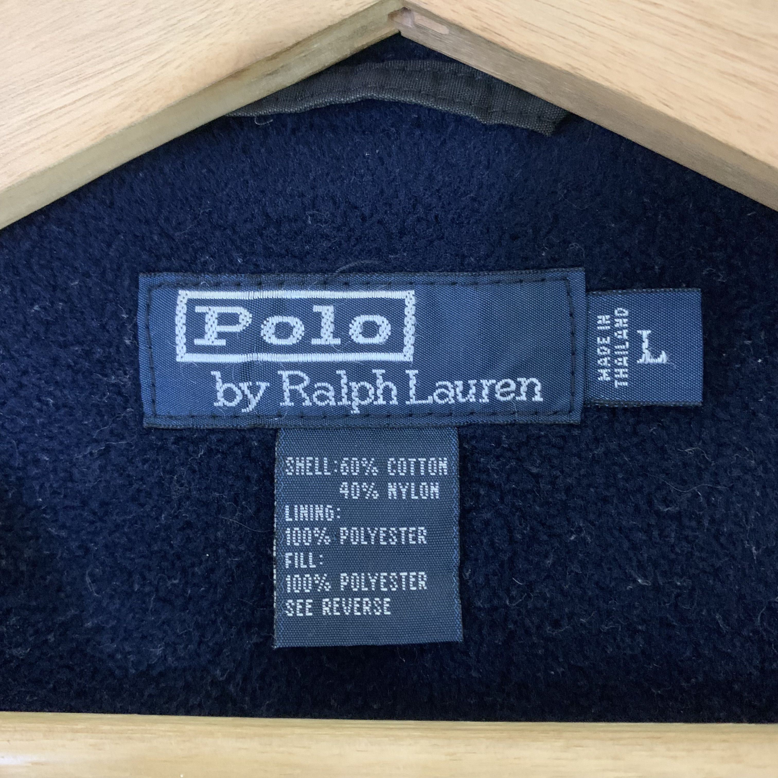 Polo Ralph Lauren × Vintage Polo Ralph Lauren Jacket Black Faded Size US L / EU 52-54 / 3 - 6 Thumbnail