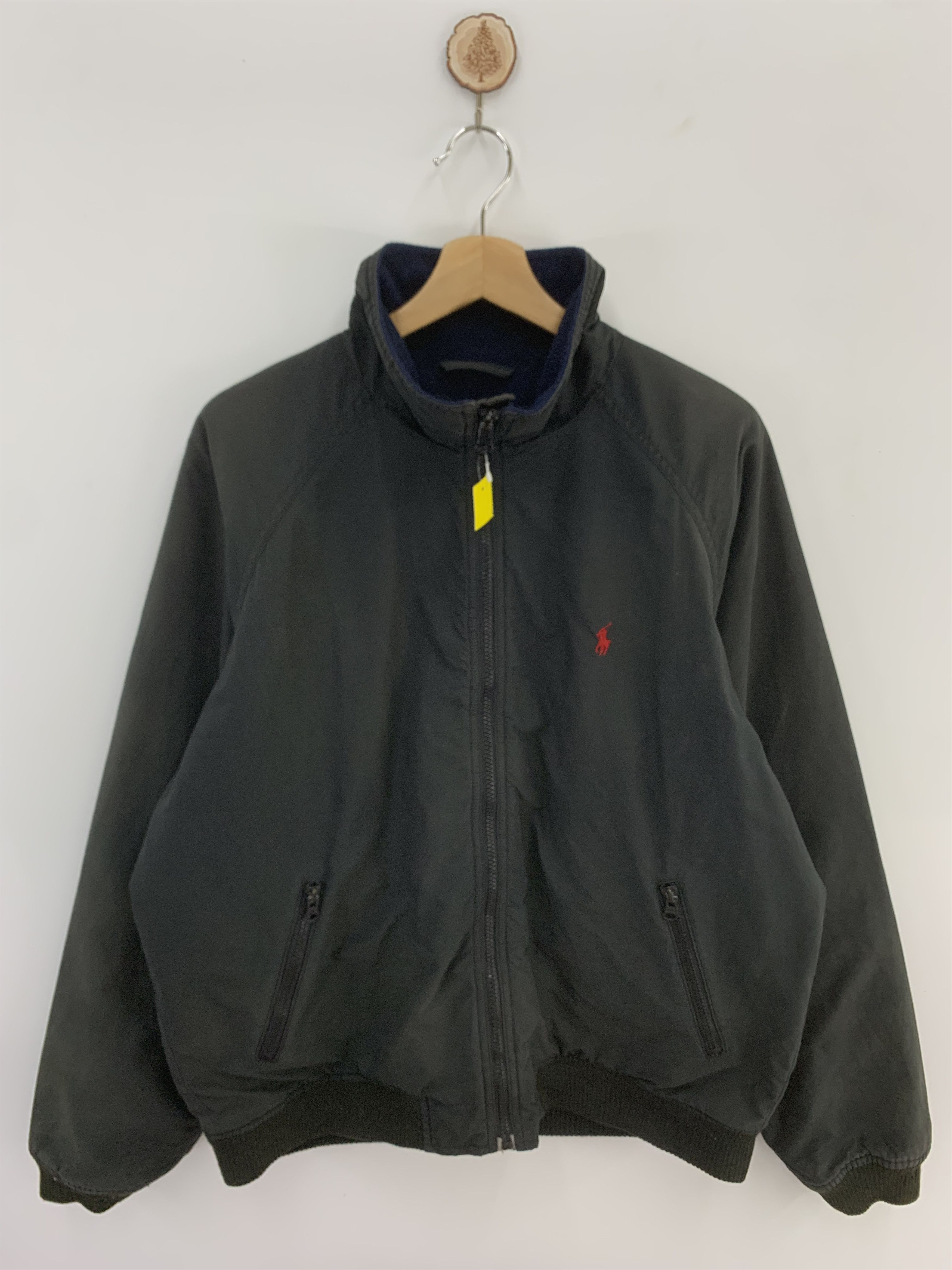 Polo Ralph Lauren × Vintage Polo Ralph Lauren Jacket Black Faded Size US L / EU 52-54 / 3 - 1 Thumbnail