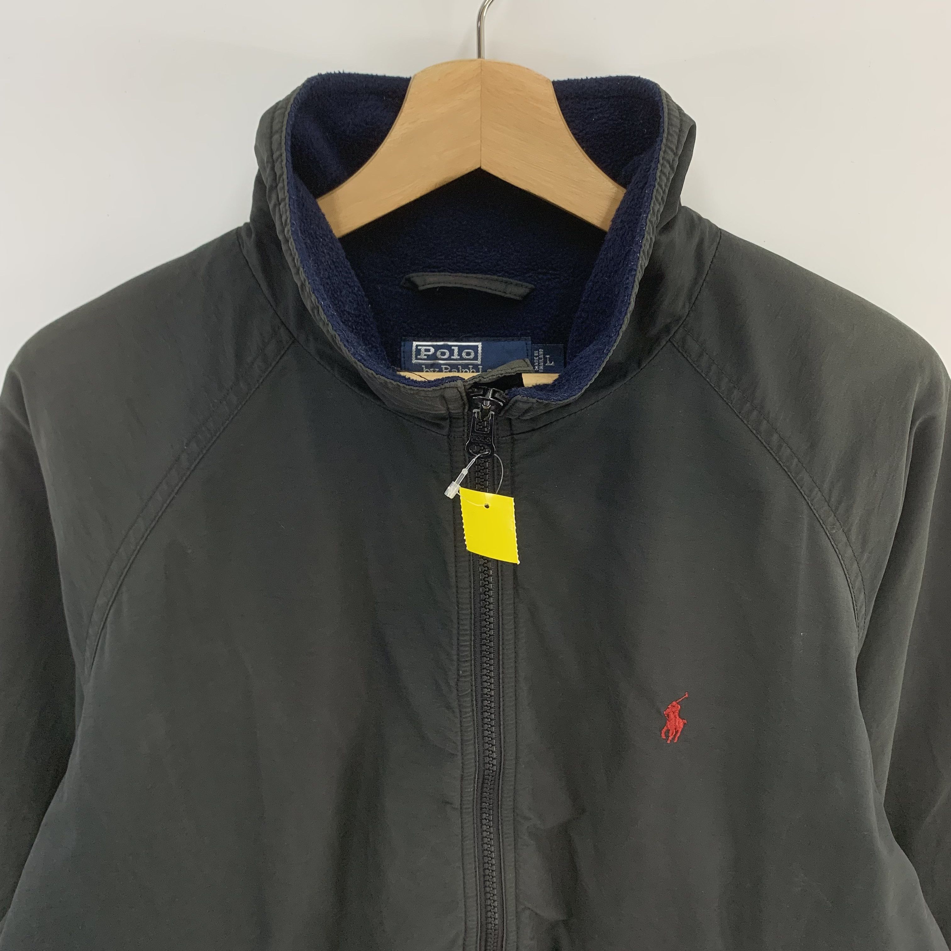 Polo Ralph Lauren × Vintage Polo Ralph Lauren Jacket Black Faded Size US L / EU 52-54 / 3 - 2 Thumbnail