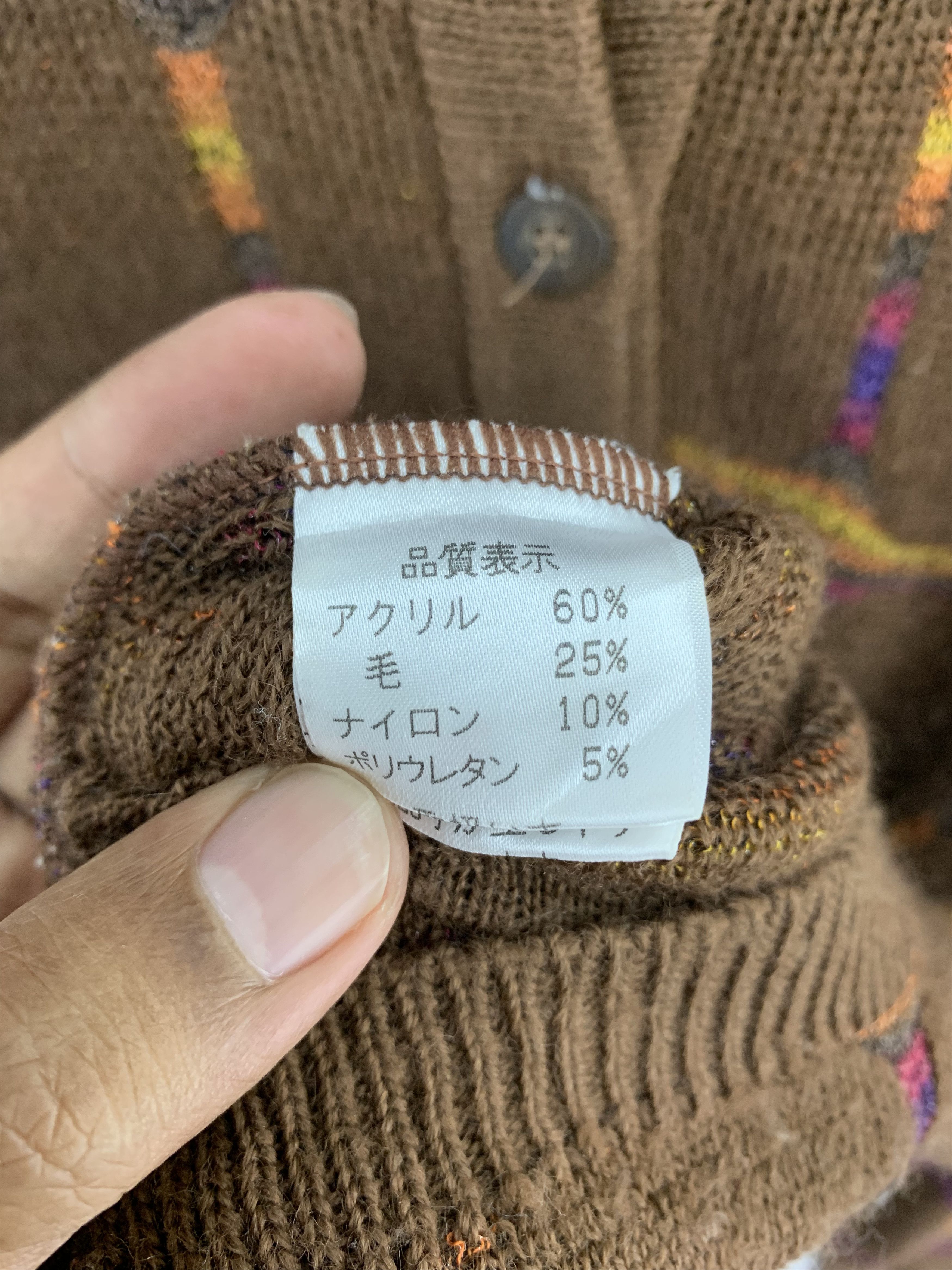 Vintage 90s Prenorm Knit Sweater Button
