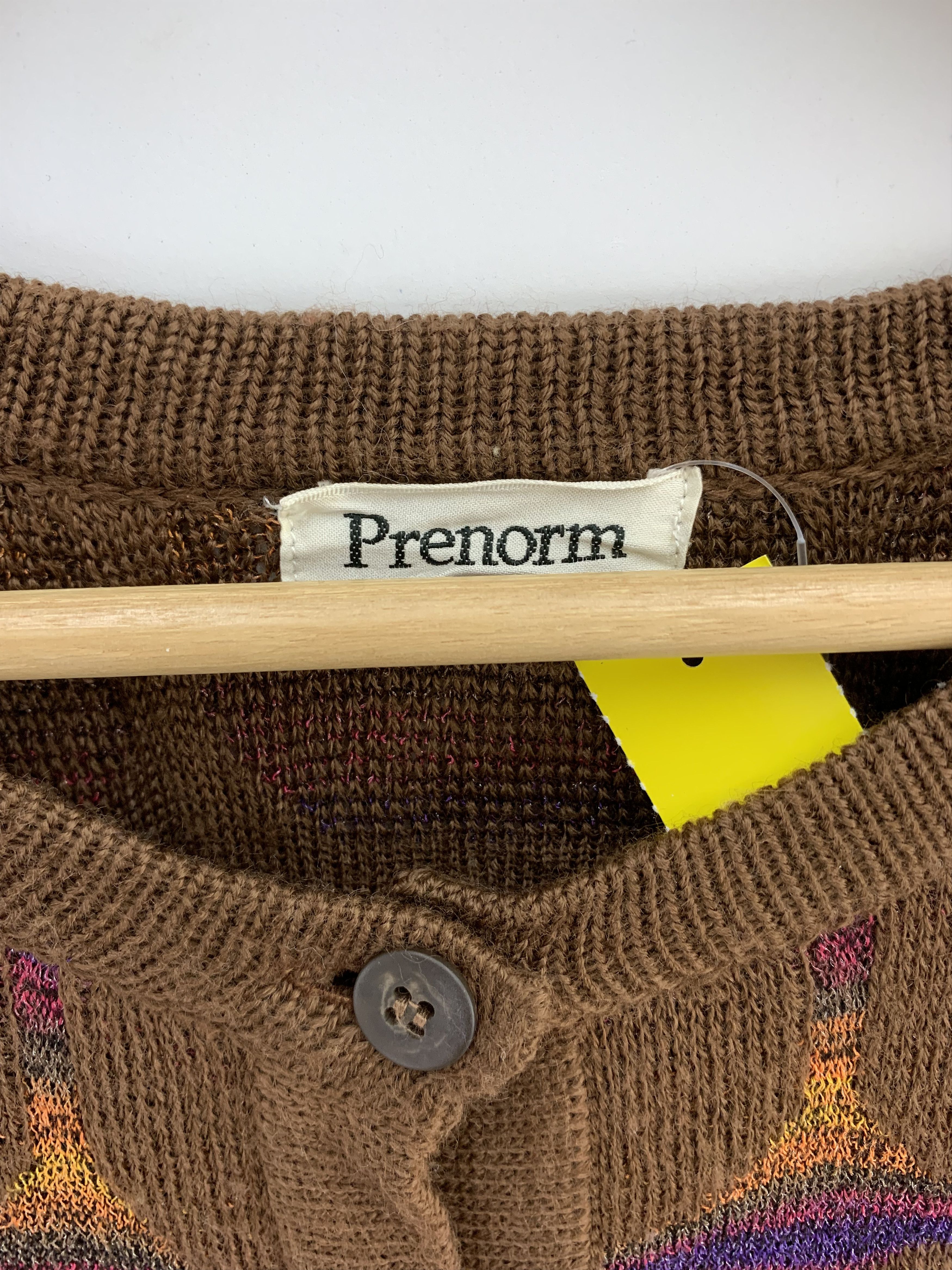 Vintage 90s Prenorm Knit Sweater Button