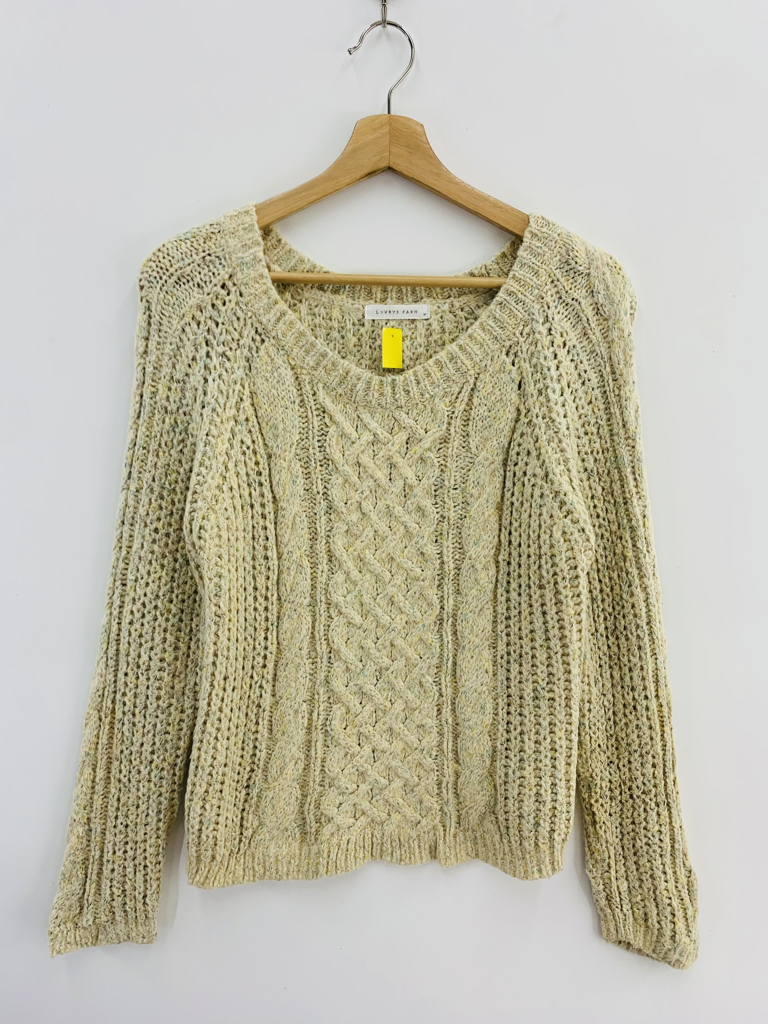 Japanese Brand Lowrys Farm Knit Crochet Sweater Womenswear Size ONE SIZE - 1 Thumbnail