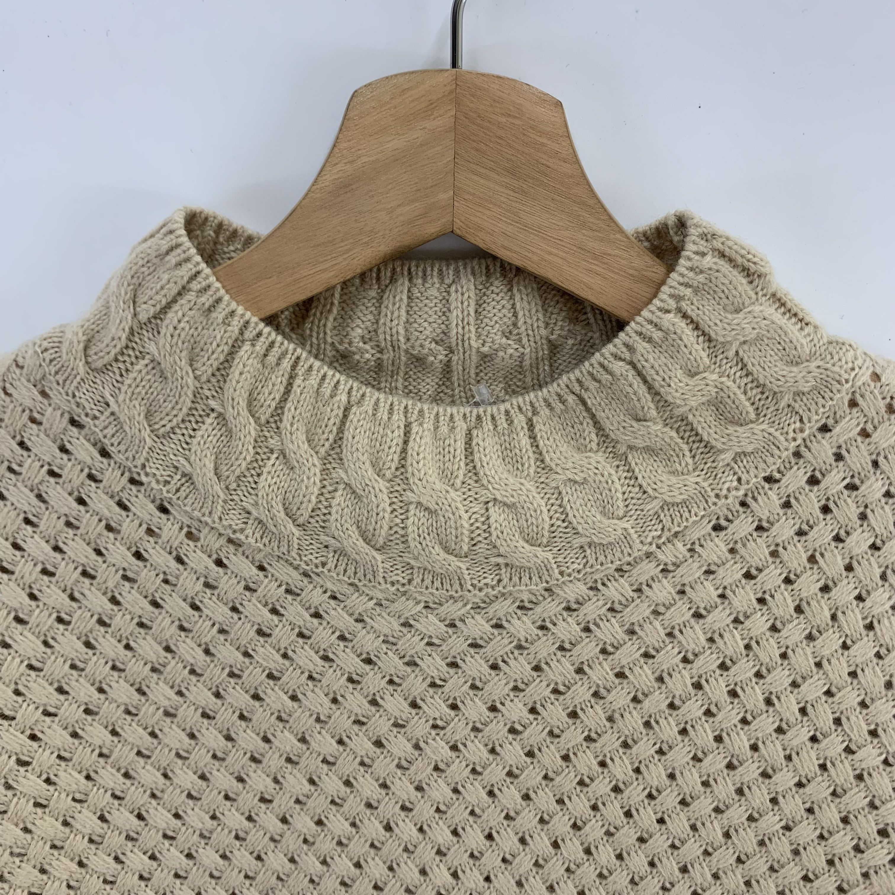 Japanese Brand × Vintage You Visage Vintage 90s Crochet Shirt Knitwear Size US S / EU 44-46 / 1 - 2 Thumbnail