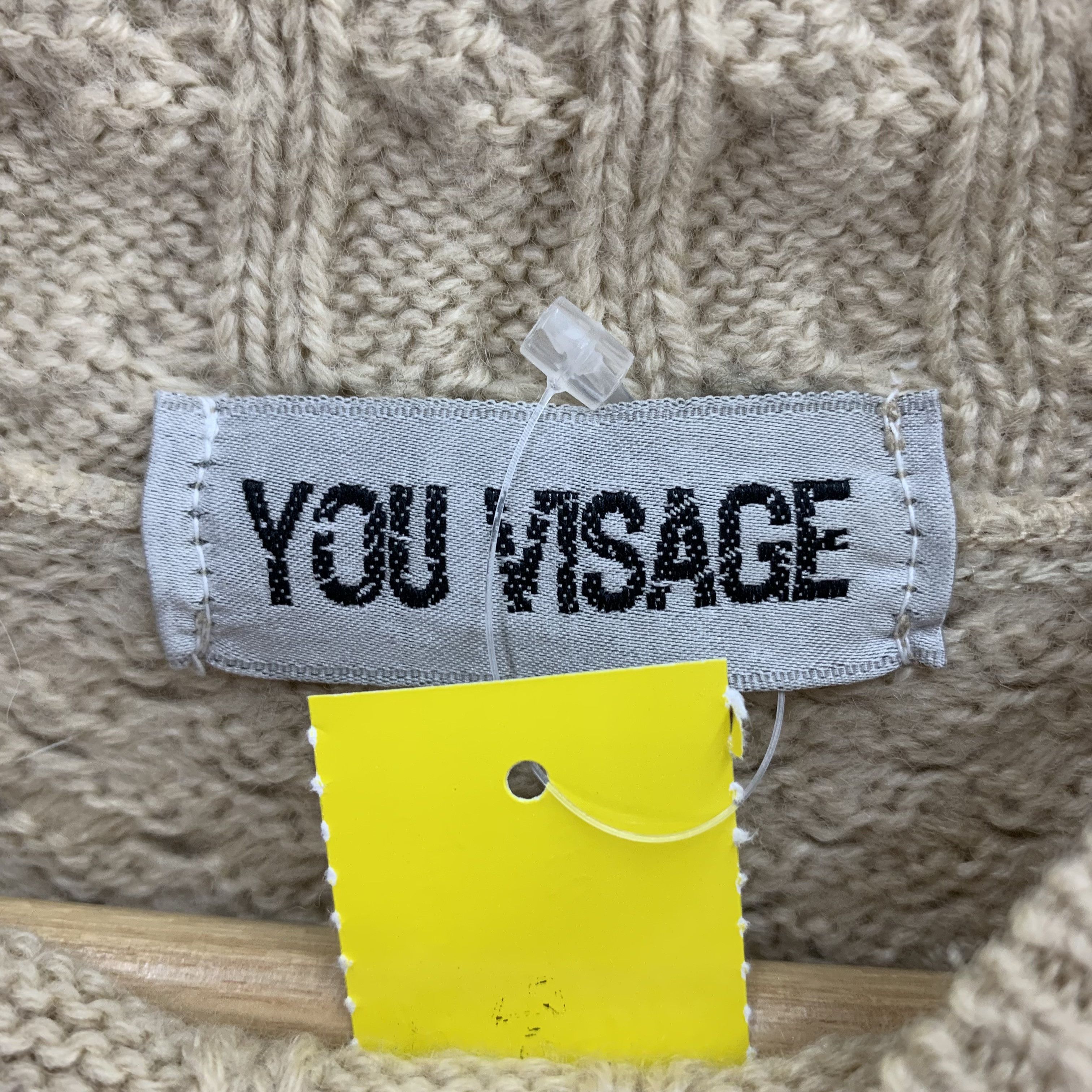 Japanese Brand × Vintage You Visage Vintage 90s Crochet Shirt Knitwear Size US S / EU 44-46 / 1 - 5 Thumbnail
