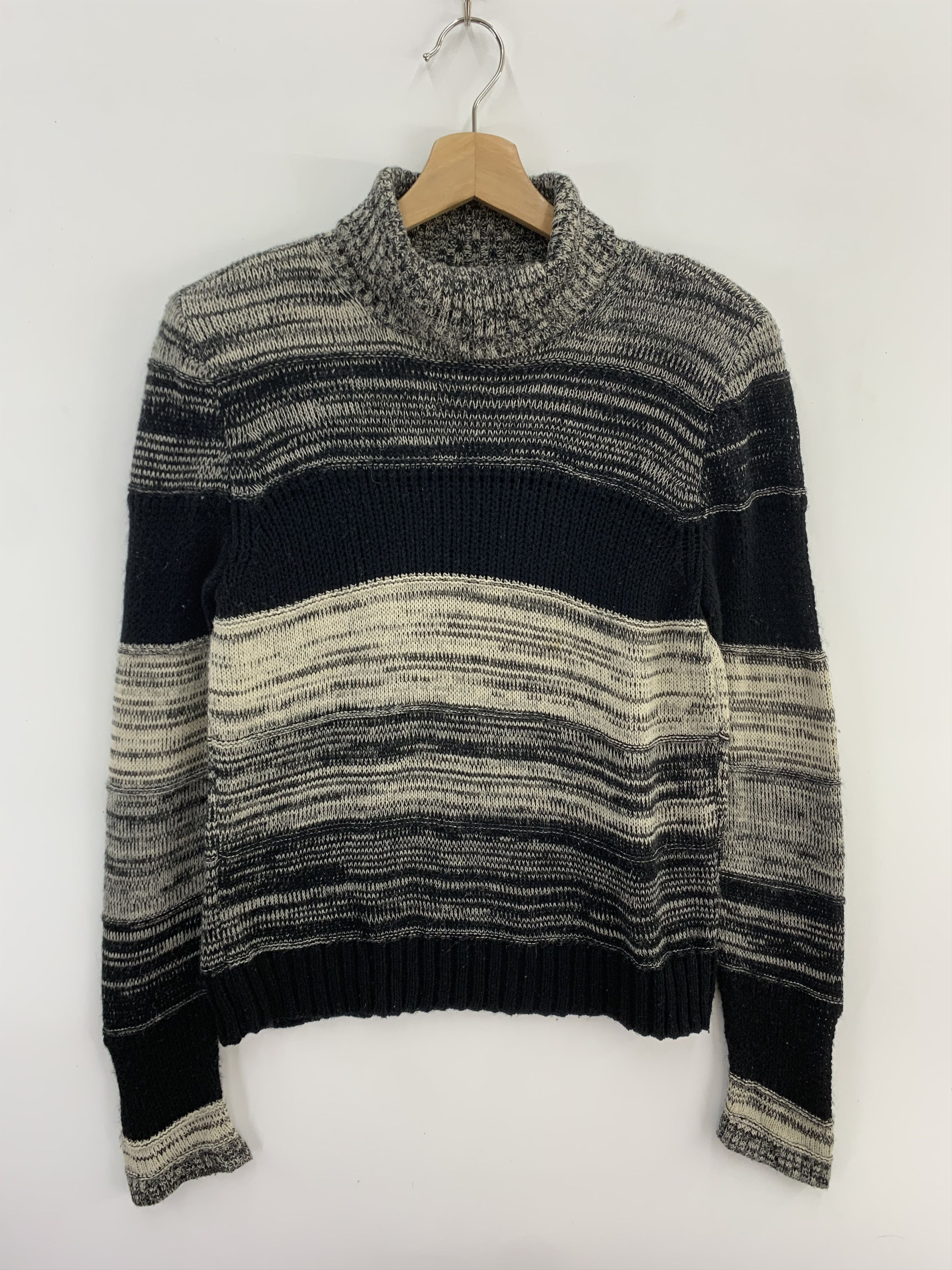 Japanese Brand Monegal Knit Sweater Turtleneck Size US M / EU 48-50 / 2 - 1 Thumbnail