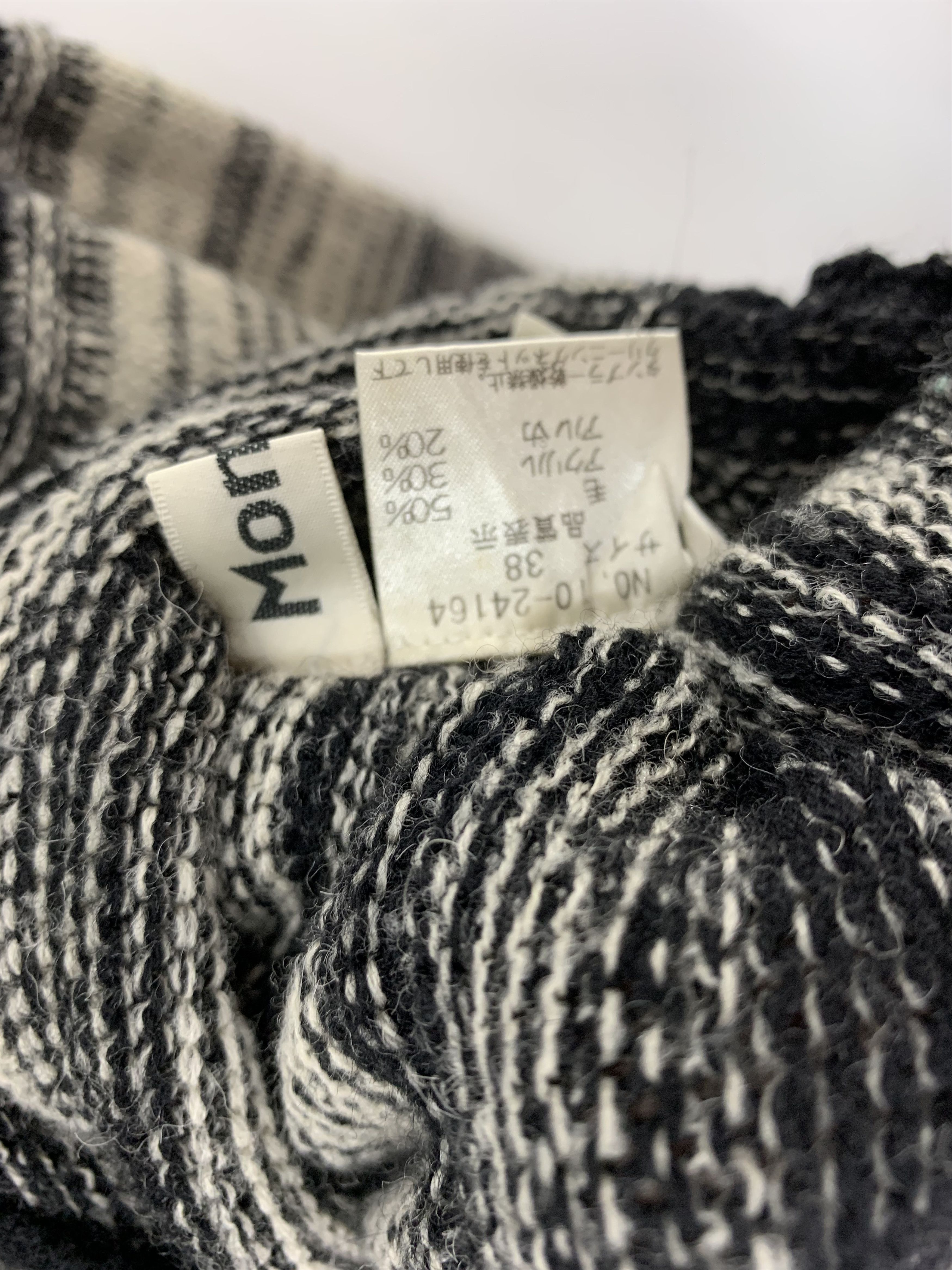 Japanese Brand Monegal Knit Sweater Turtleneck Size US M / EU 48-50 / 2 - 3 Thumbnail