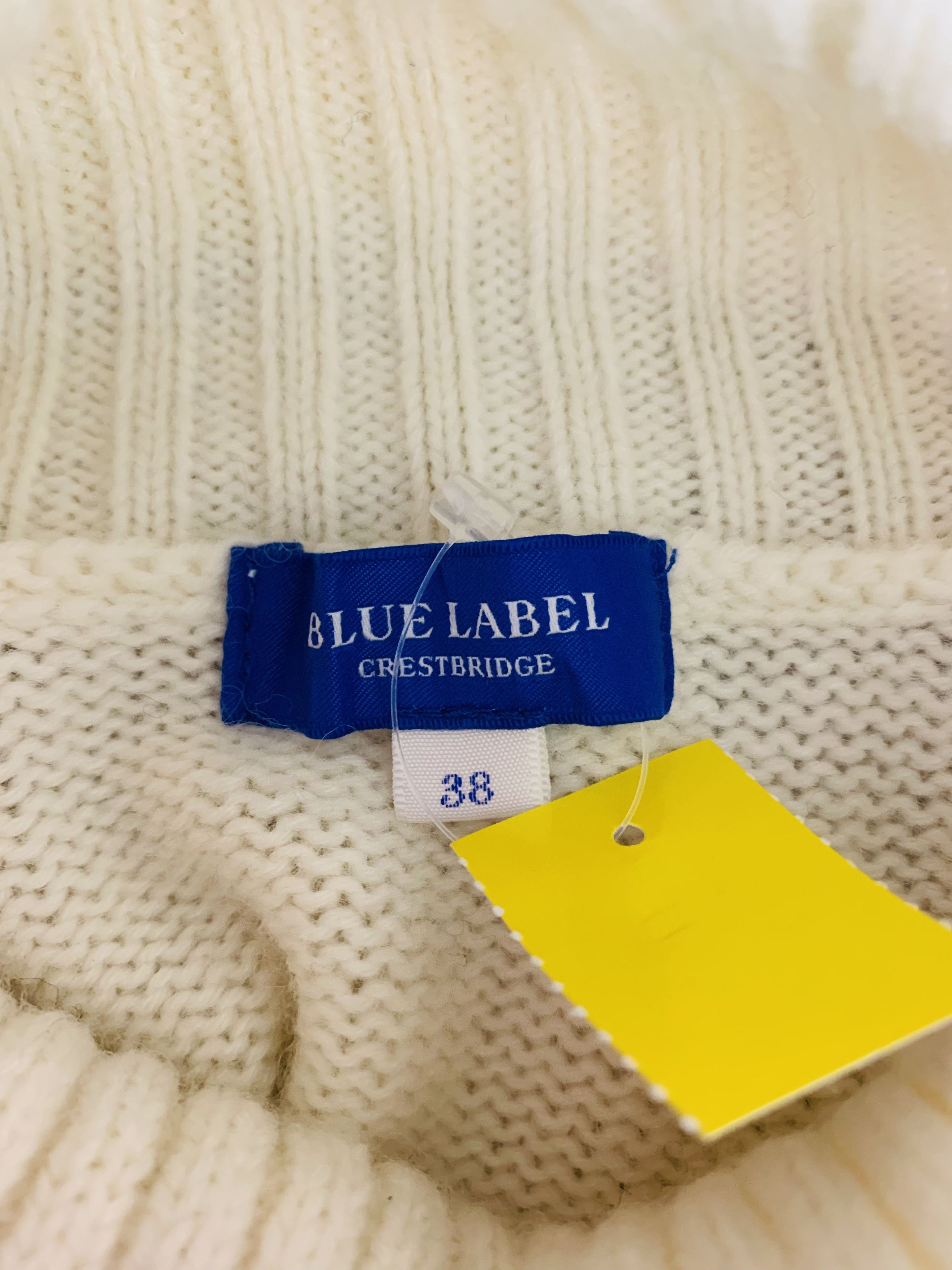 Japanese Brand Crestbridge Blue Label Wool Blend Knit Sweater Turtleneck Size US S / EU 44-46 / 1 - 5 Thumbnail