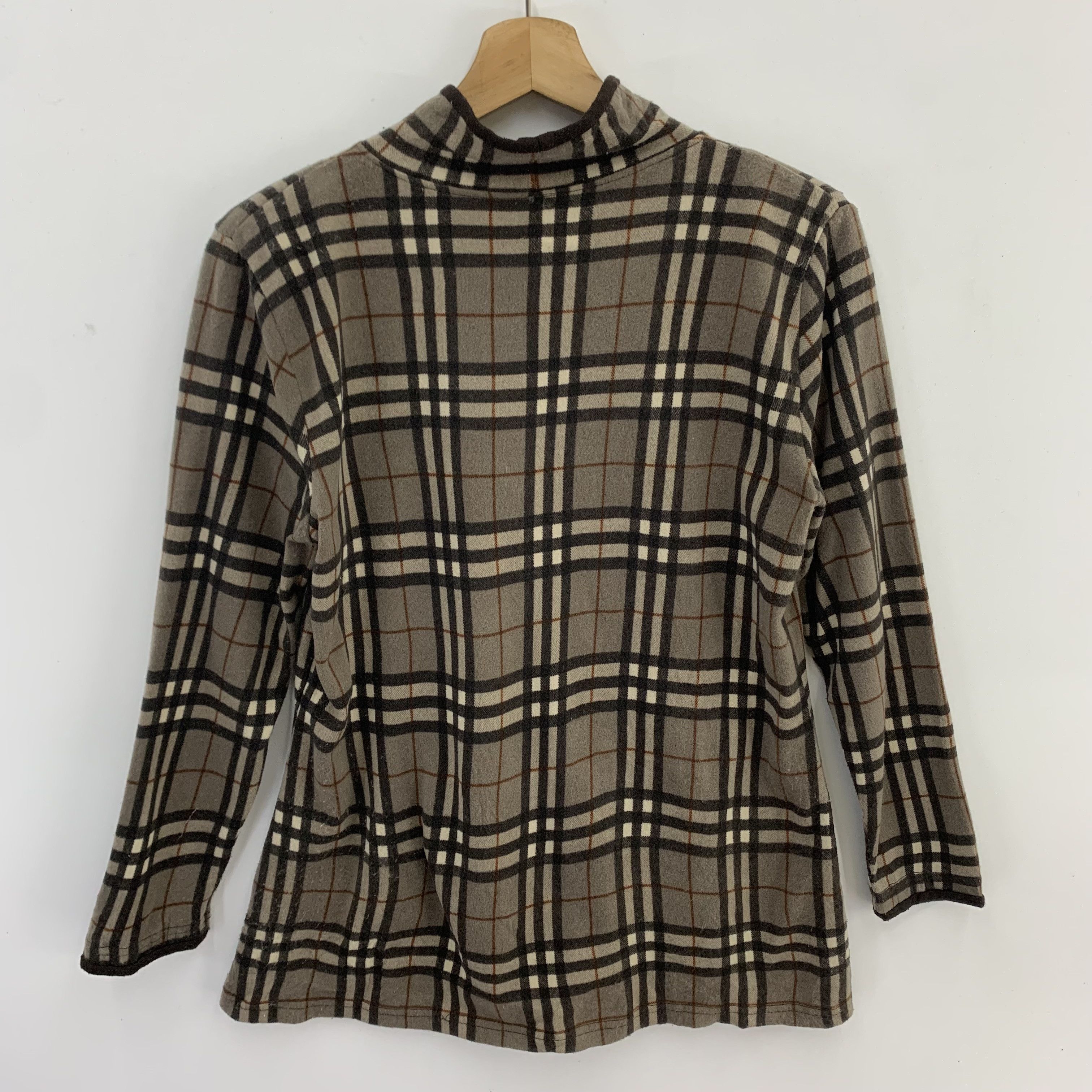 Japanese Brand Lunece Check Pattern Sweater Size US S / EU 44-46 / 1 - 2 Thumbnail