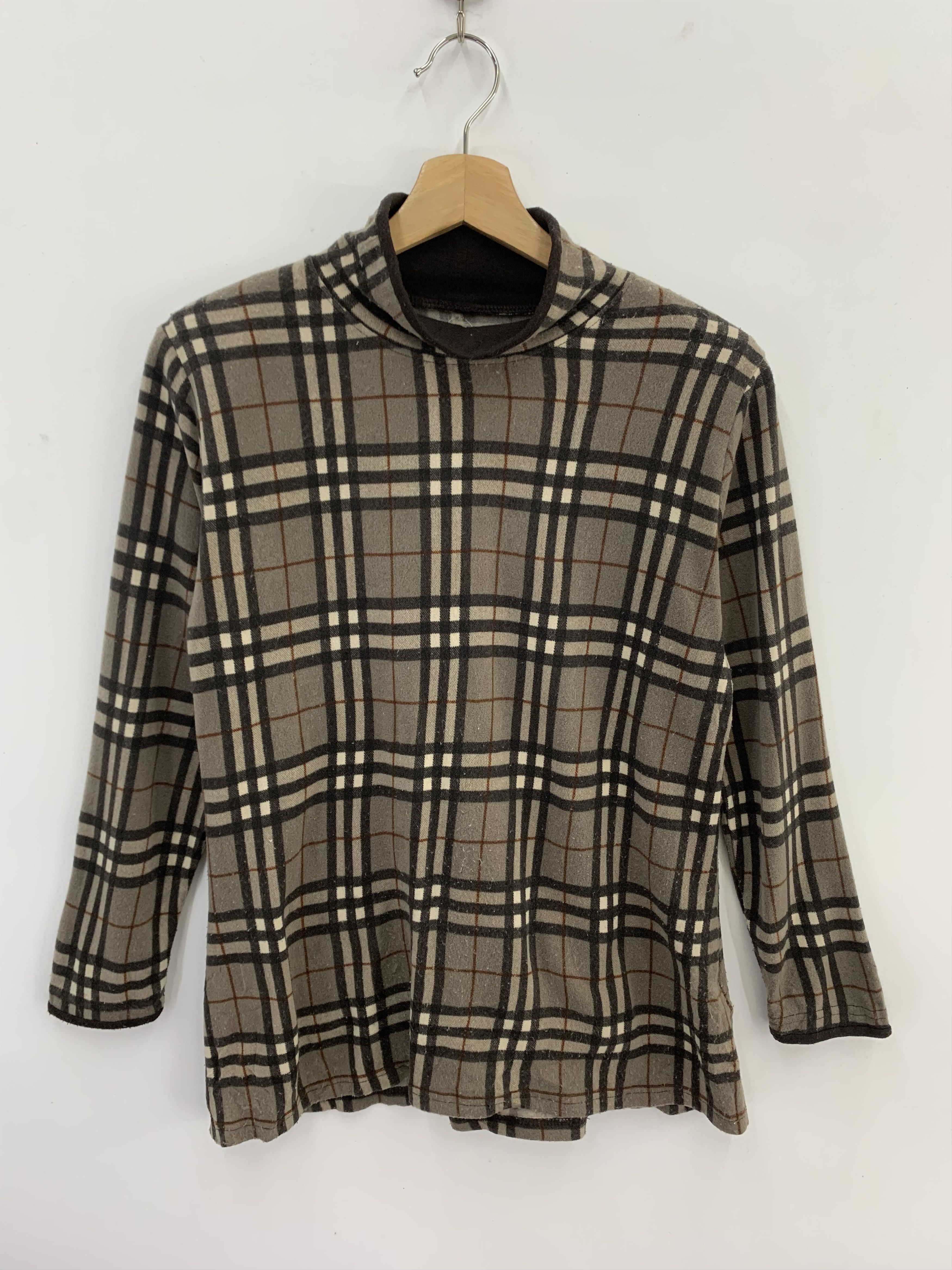 Japanese Brand Lunece Check Pattern Sweater Size US S / EU 44-46 / 1 - 1 Thumbnail