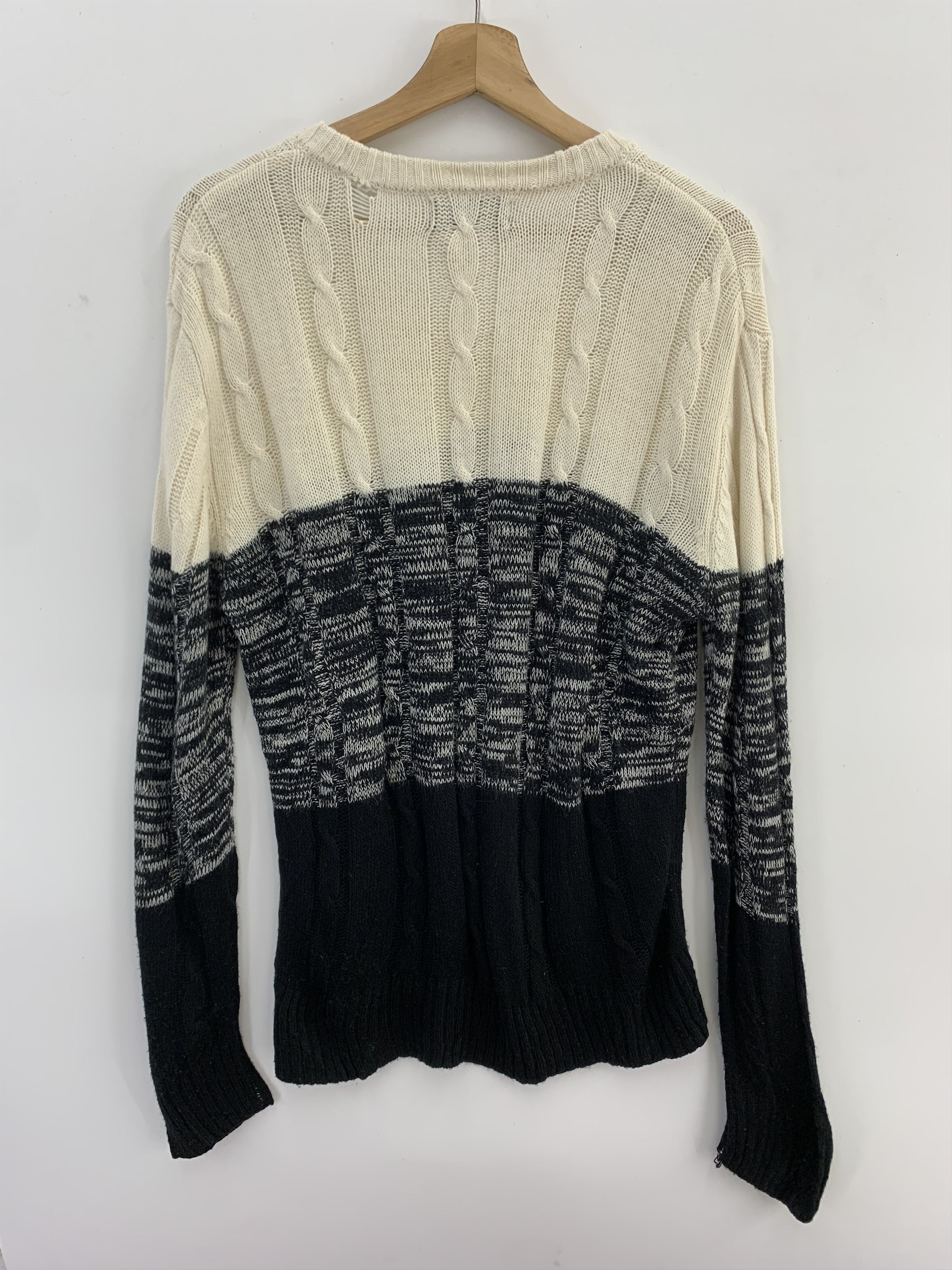 Japanese Brand × Vintage Cinema Wool Knit Crochet Shirt Long Sleeve Size US M / EU 48-50 / 2 - 2 Thumbnail