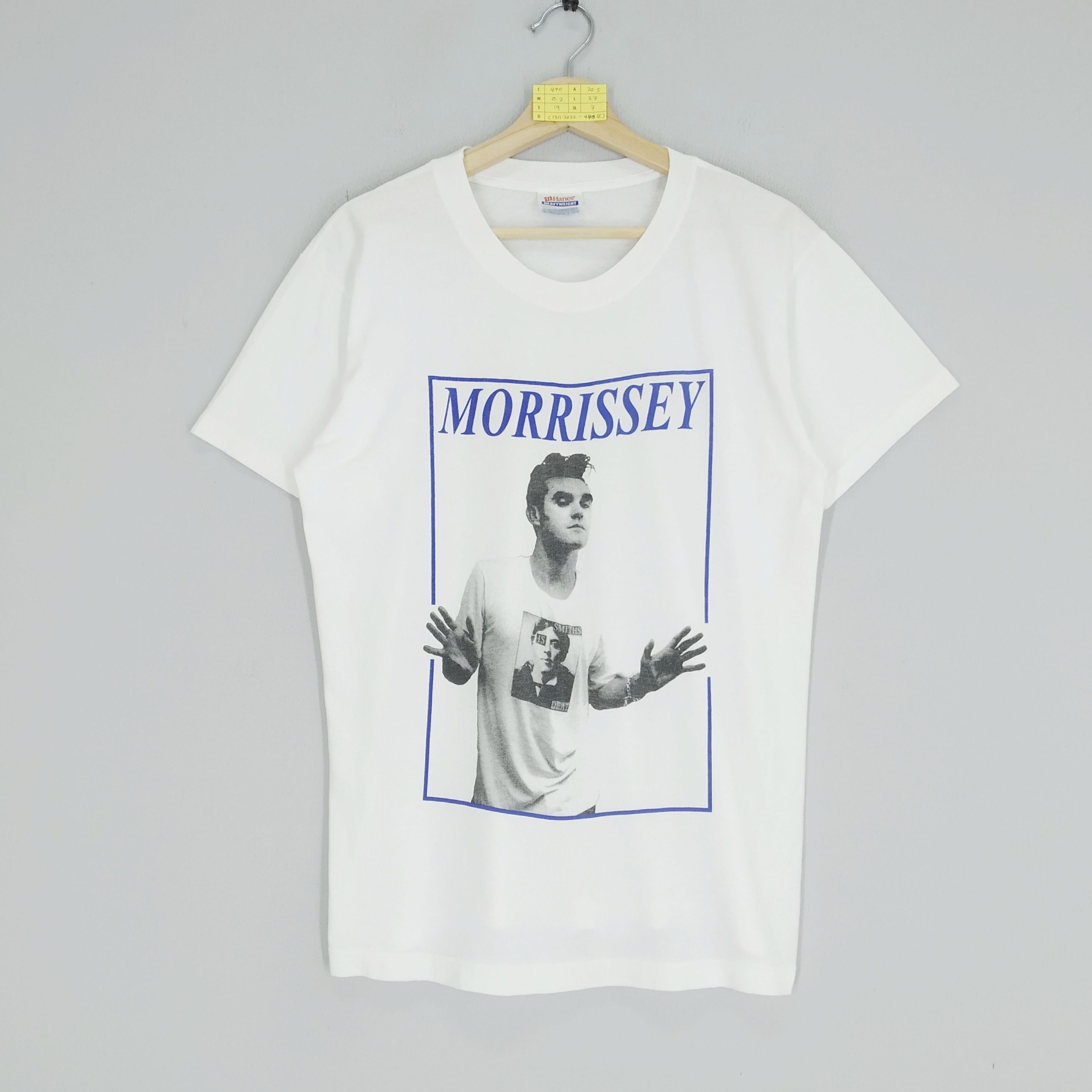 Morrissey Vintage 90s Morrisey Alternative Indie Pop Rock Band Promo Size US M / EU 48-50 / 2 - 1 Thumbnail