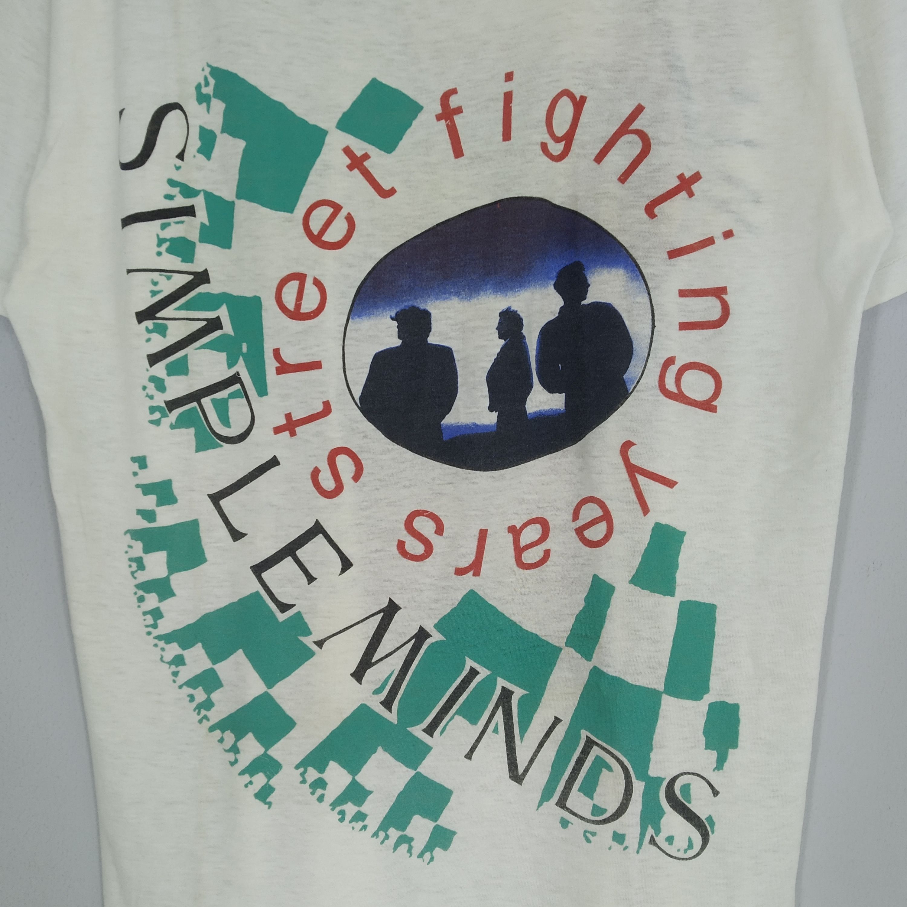 Band Tees Vintage 80s Simple Minds Band Post Punk Rock New Wave Rock Size US L / EU 52-54 / 3 - 4 Thumbnail