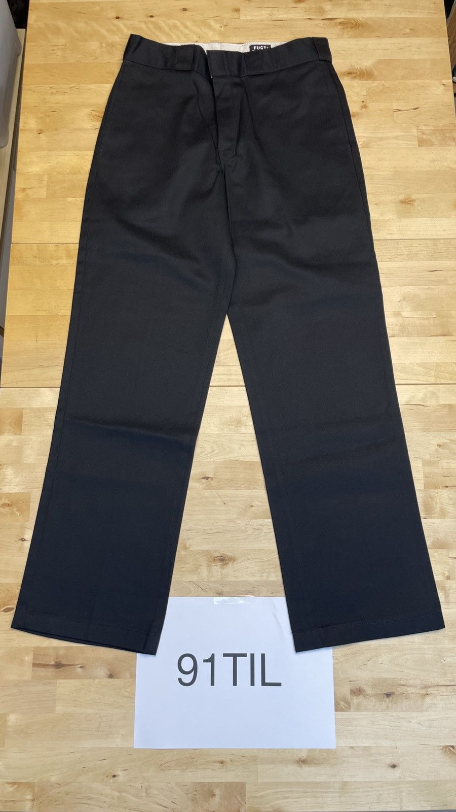 Fuct x Dickies Men’s Black Pants Size 32