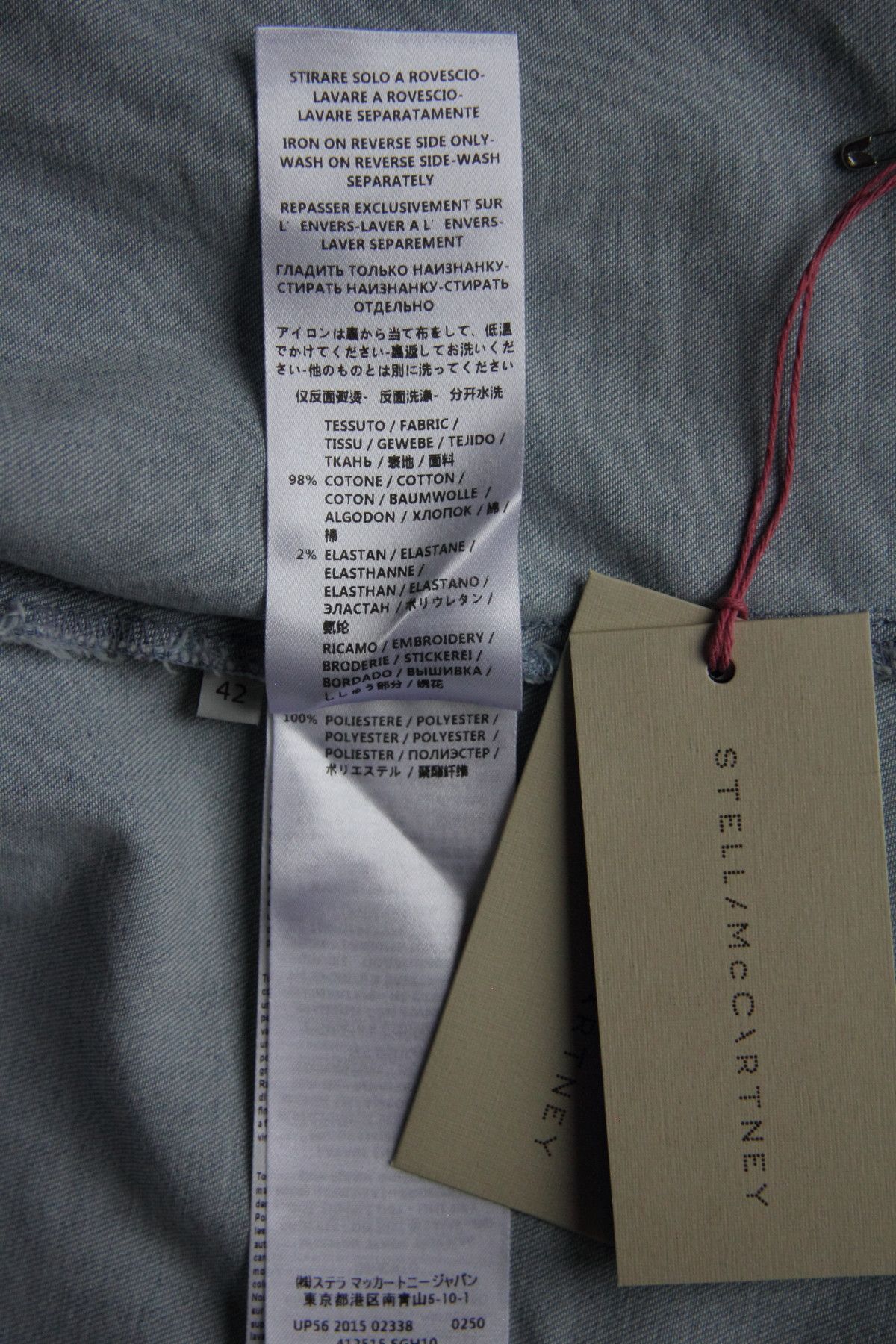 Stella McCartney STELLA MCCARTNEY EMBROIDERED DENIM SHIRT SIZE 42 Size M / US 6-8 / IT 42-44 - 10 Thumbnail