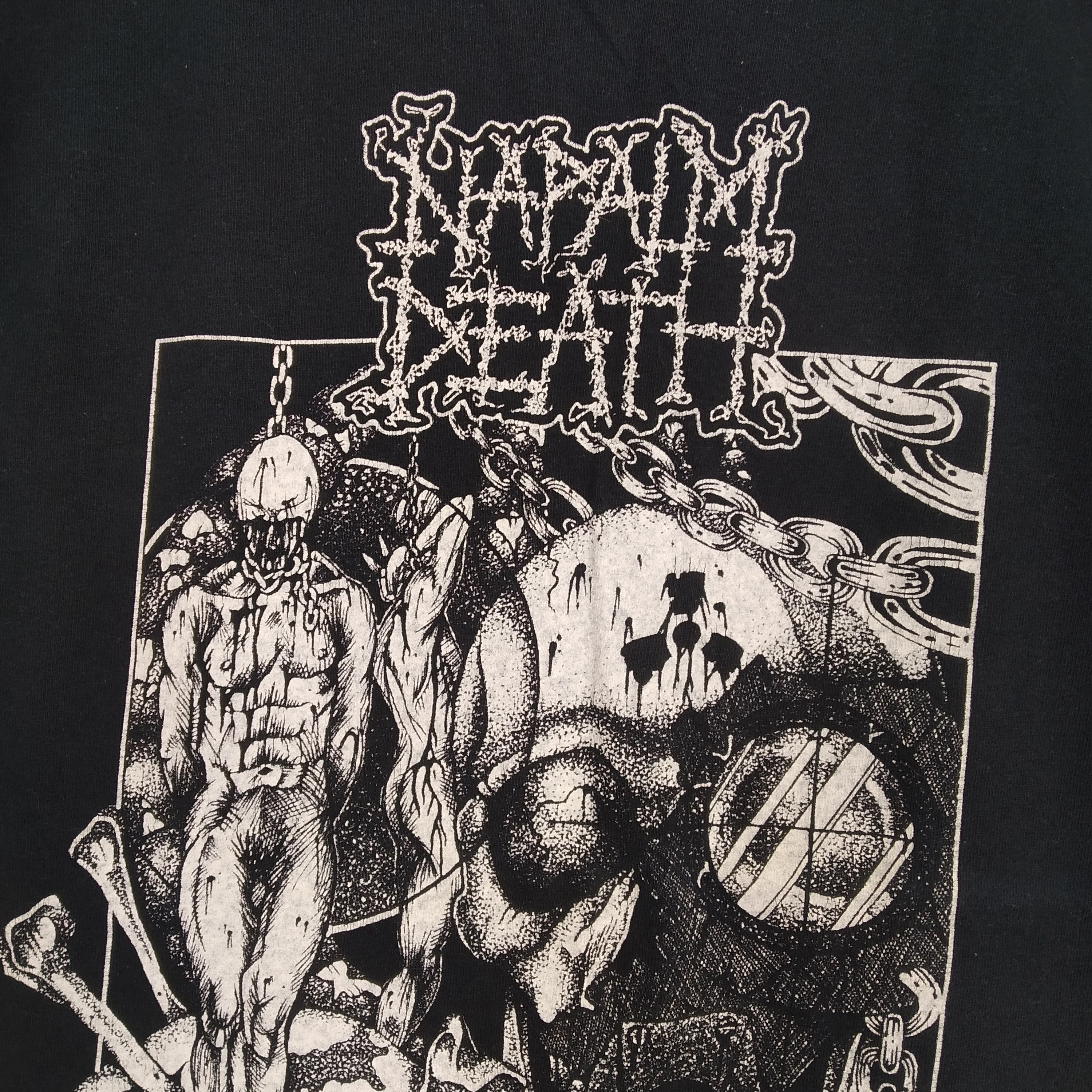 Band Tees Vintage Y2K Napalm Death Band Death Metal Rock T-shirt Size US M / EU 48-50 / 2 - 5 Thumbnail