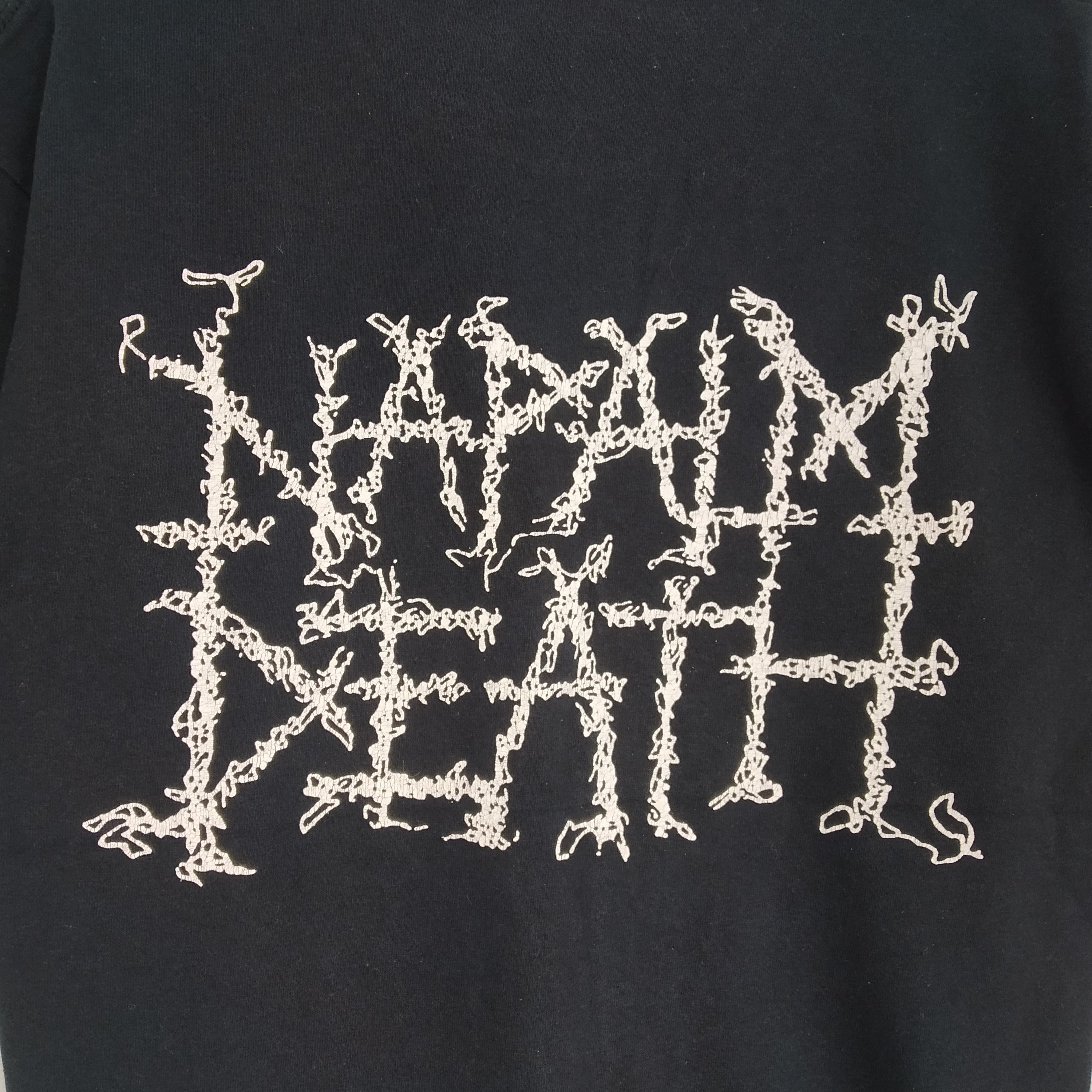 Band Tees Vintage Y2K Napalm Death Band Death Metal Rock T-shirt Size US M / EU 48-50 / 2 - 9 Thumbnail