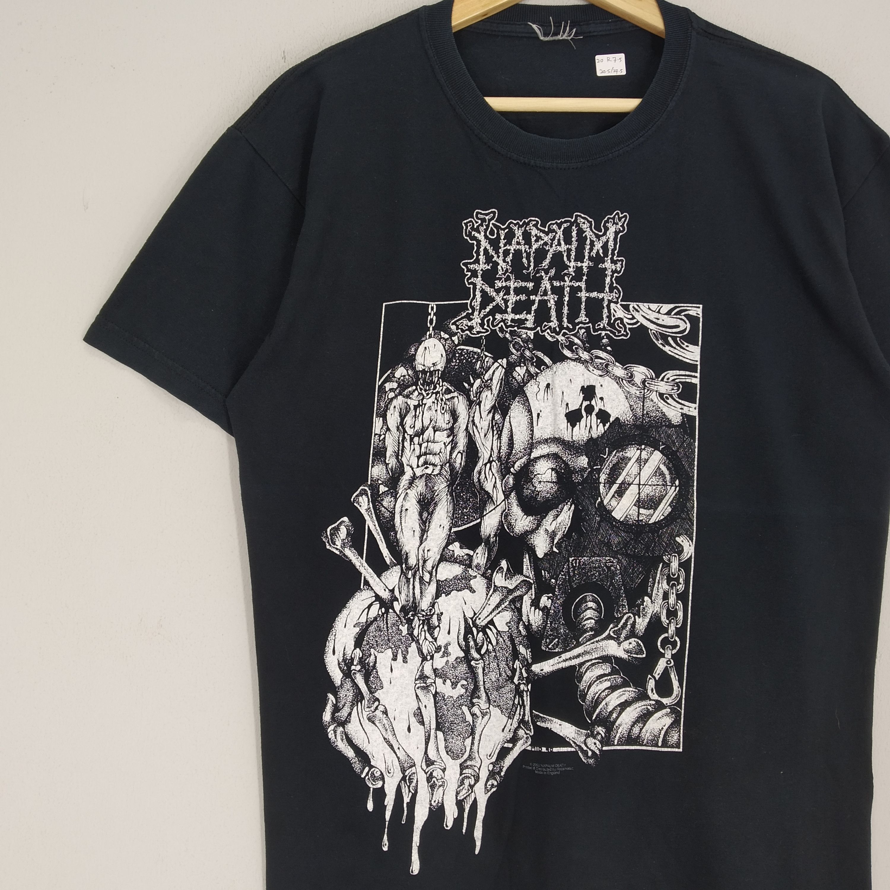 Band Tees Vintage Y2K Napalm Death Band Death Metal Rock T-shirt Size US M / EU 48-50 / 2 - 3 Thumbnail