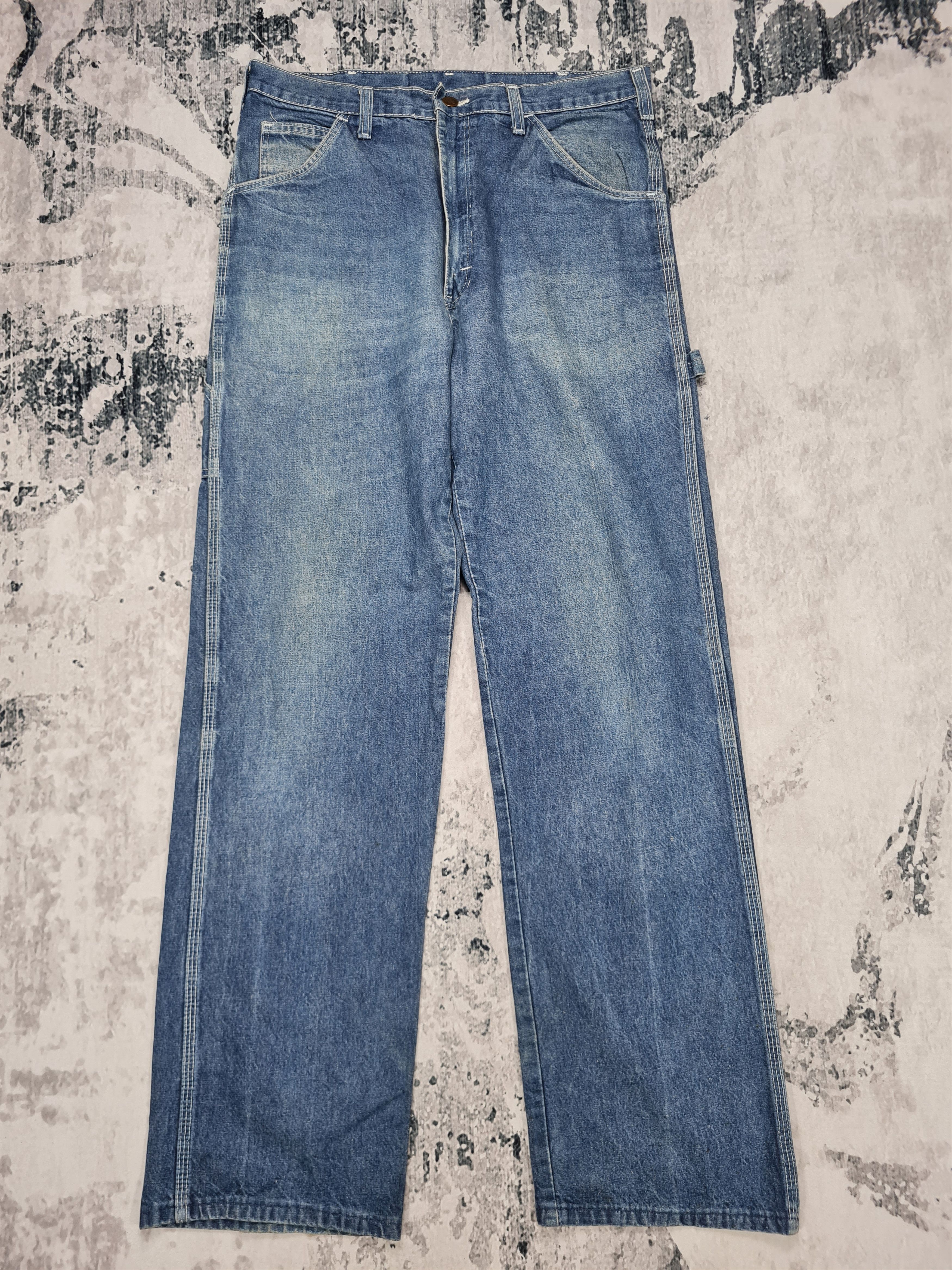 Dickies Vtg DICKIES Workers Workwear Jeans Talon 32x32.5 JB0058 Size US 32 / EU 48 - 2 Thumbnail
