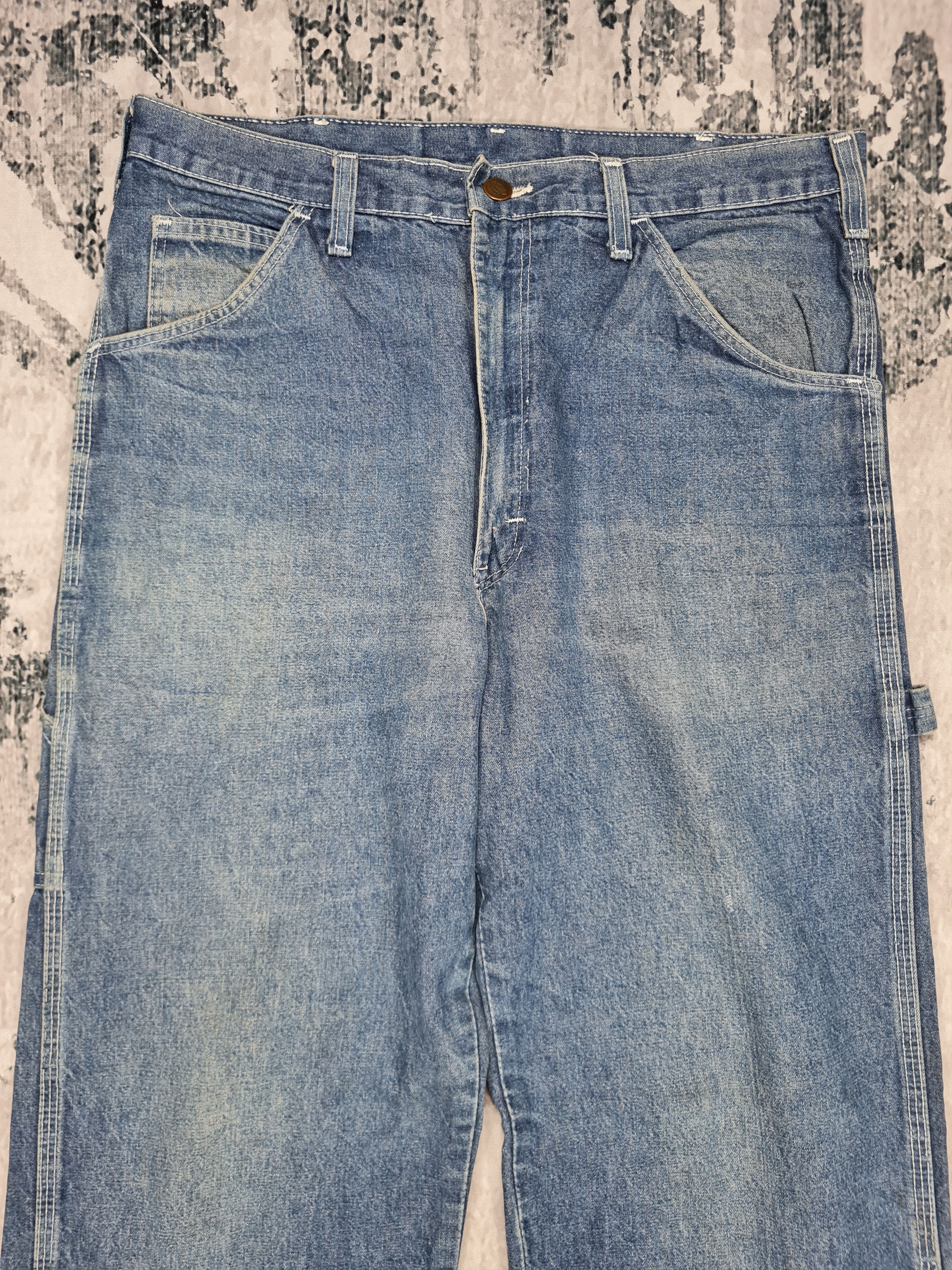 Dickies Vtg DICKIES Workers Workwear Jeans Talon 32x32.5 JB0058 Size US 32 / EU 48 - 4 Thumbnail