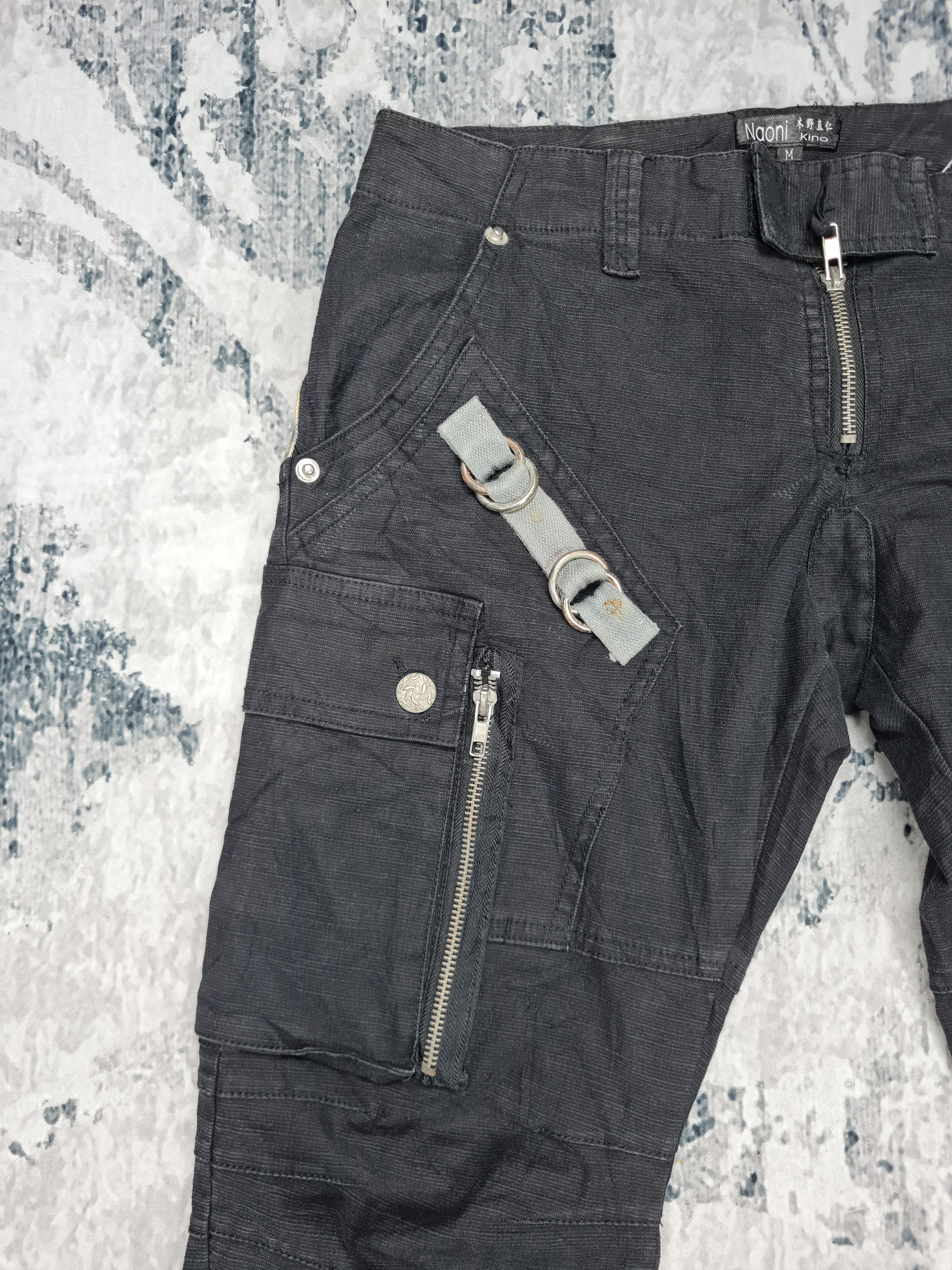 Japanese Brand NAONI Tactical Parachute Cargo Bondage Pants 33x31 JB0061 Size US 33 - 6 Thumbnail