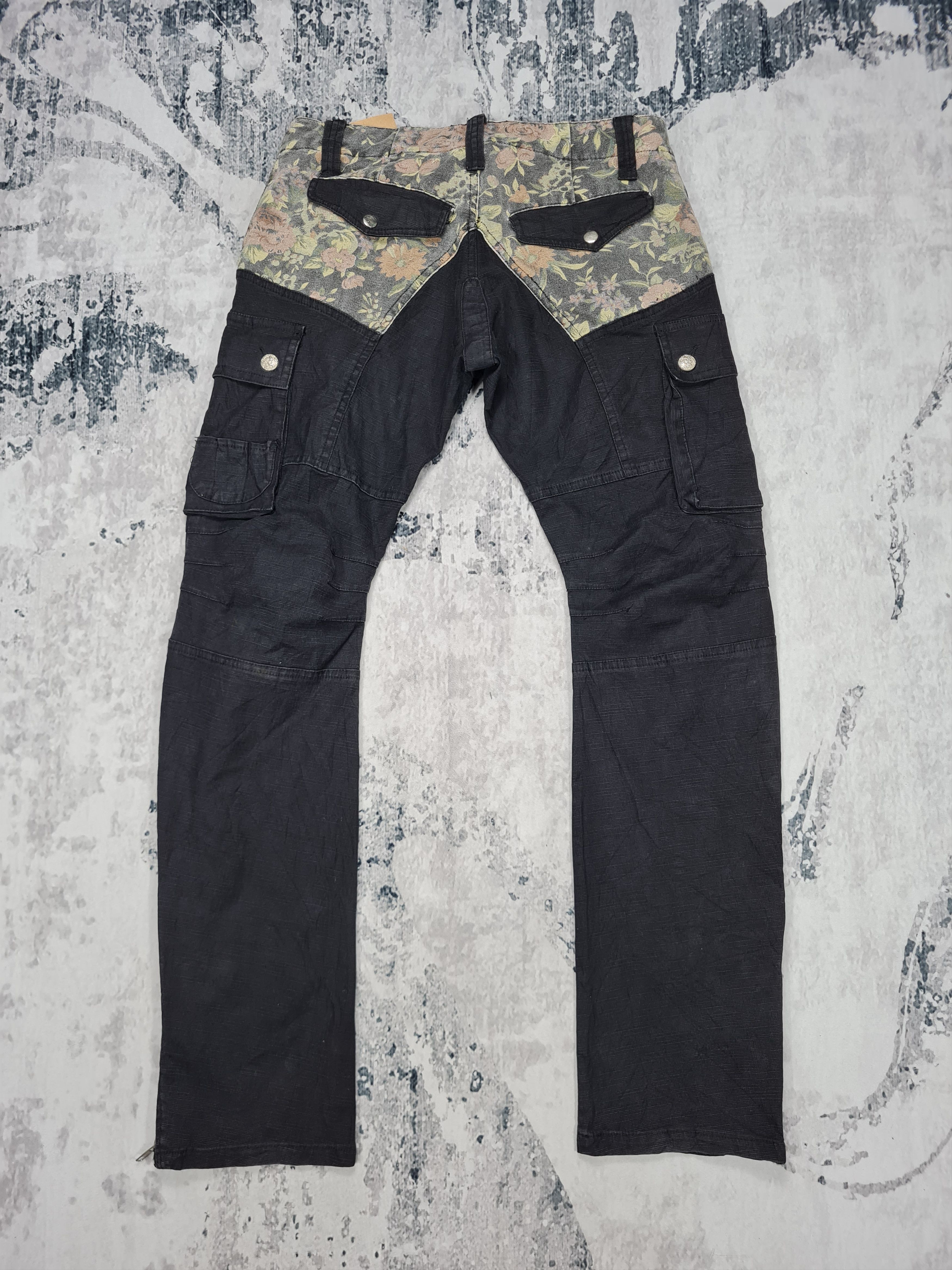 Japanese Brand NAONI Tactical Parachute Cargo Bondage Pants 33x31 JB0061 Size US 33 - 2 Thumbnail