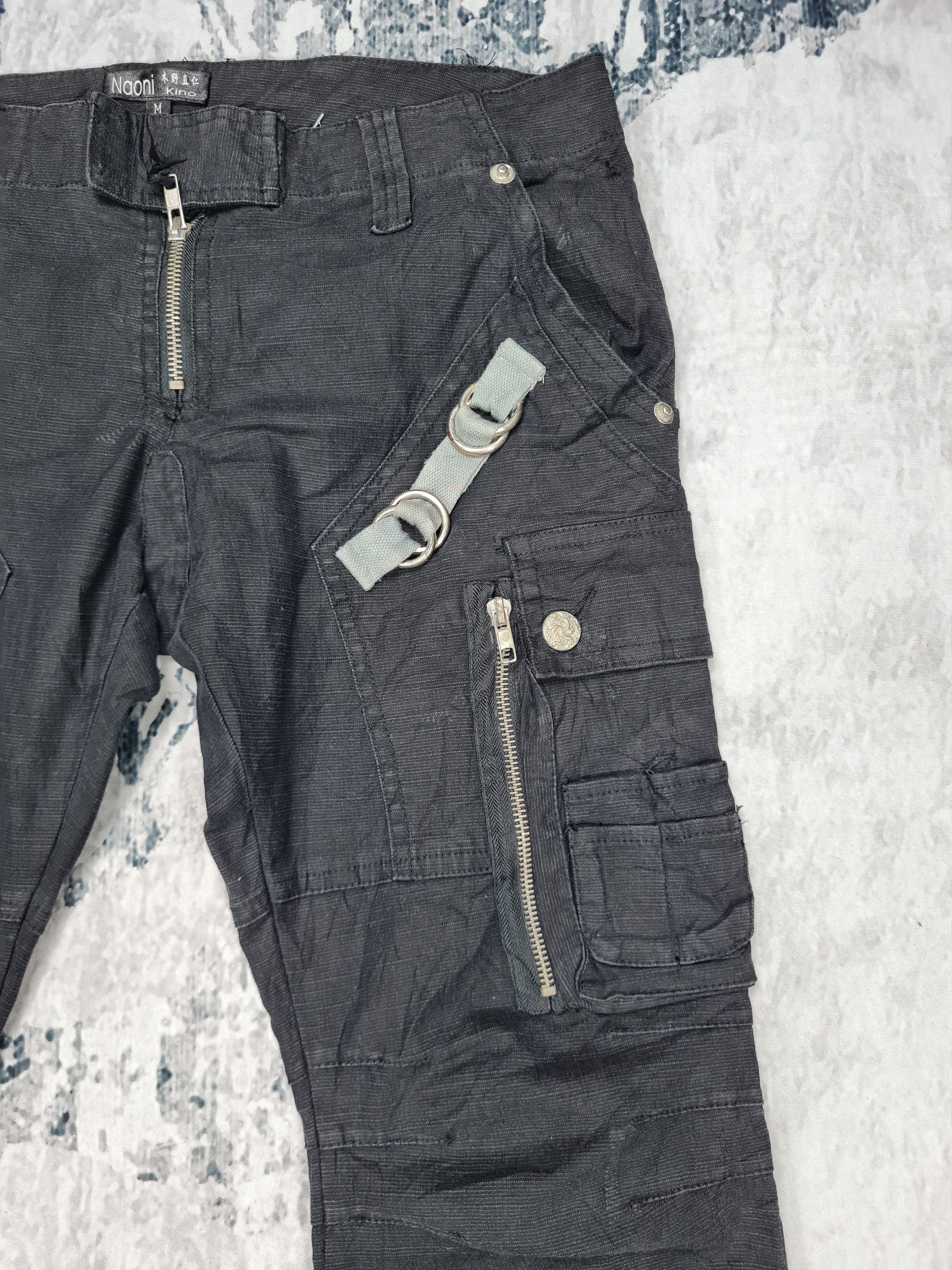 Japanese Brand NAONI Tactical Parachute Cargo Bondage Pants 33x31 JB0061 Size US 33 - 5 Thumbnail