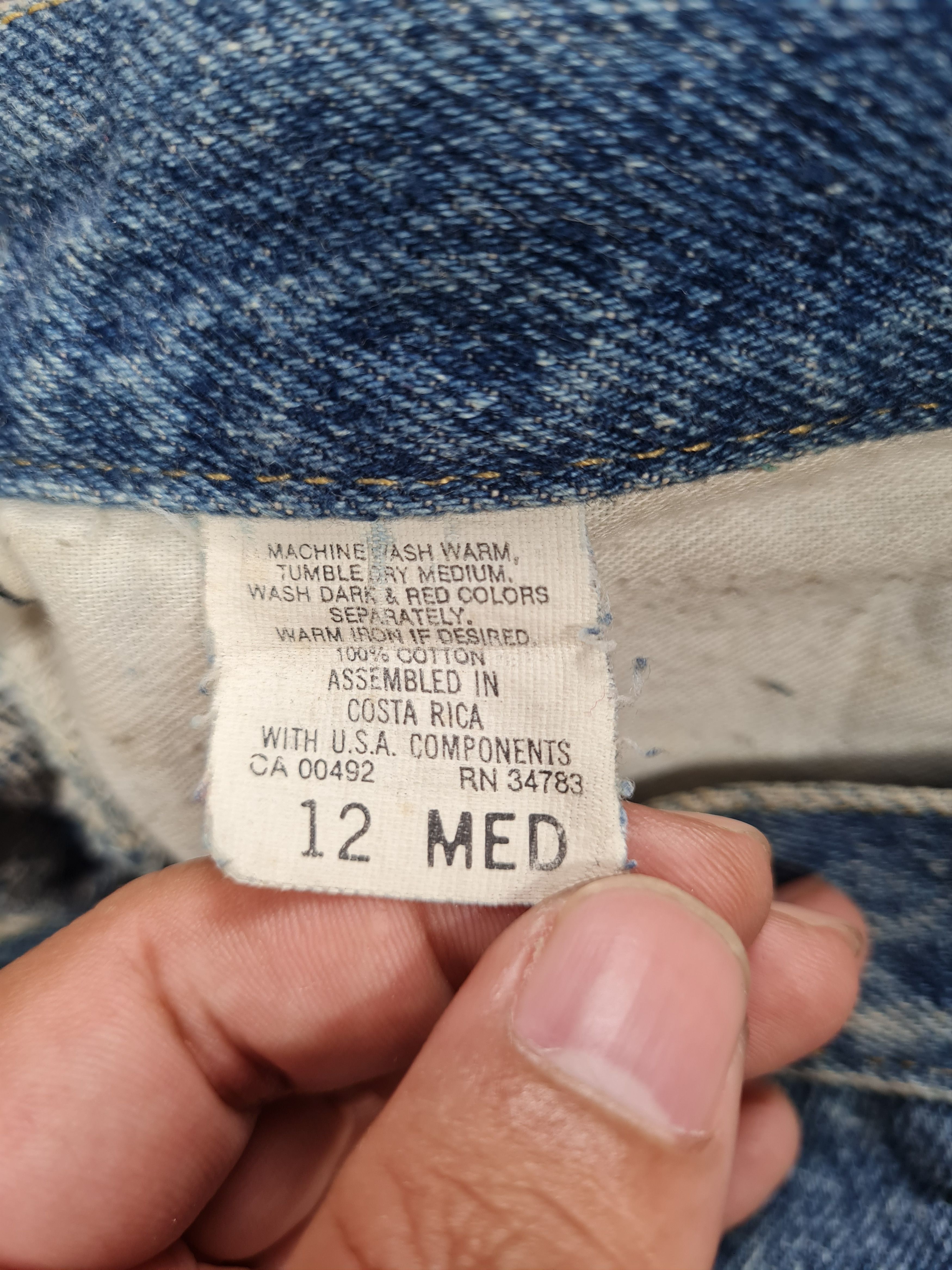 Lee Vintage Lee Stone Wash Acid Wash Jeans 28x30.5 JB0068 Size US 28 / EU 44 - 10 Thumbnail